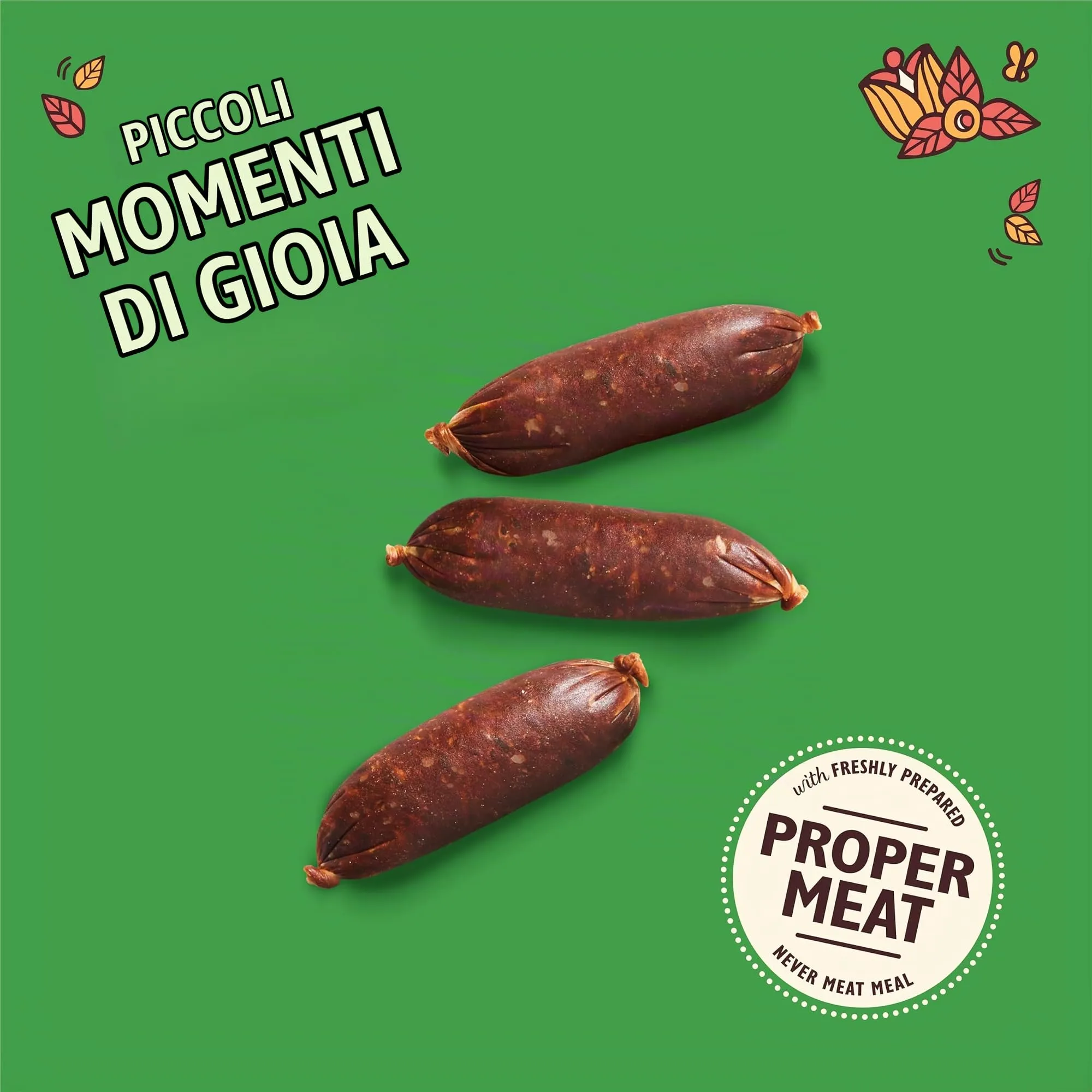 Lily's Kitchen Preparata con ingredienti naturali per cani adulti Confezione di croccantini per cani adulti con salsicce di maiale e mela Ricette prive di cereali 8 x 70g - immagine 4