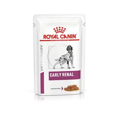 Royal Canin Veterinary Early Renal | 12 x 100 g | Alimento dietetico completo per cani adulti | Per sostenere la funzione renale | Con gustosi pezzi in salsa - immagine 3