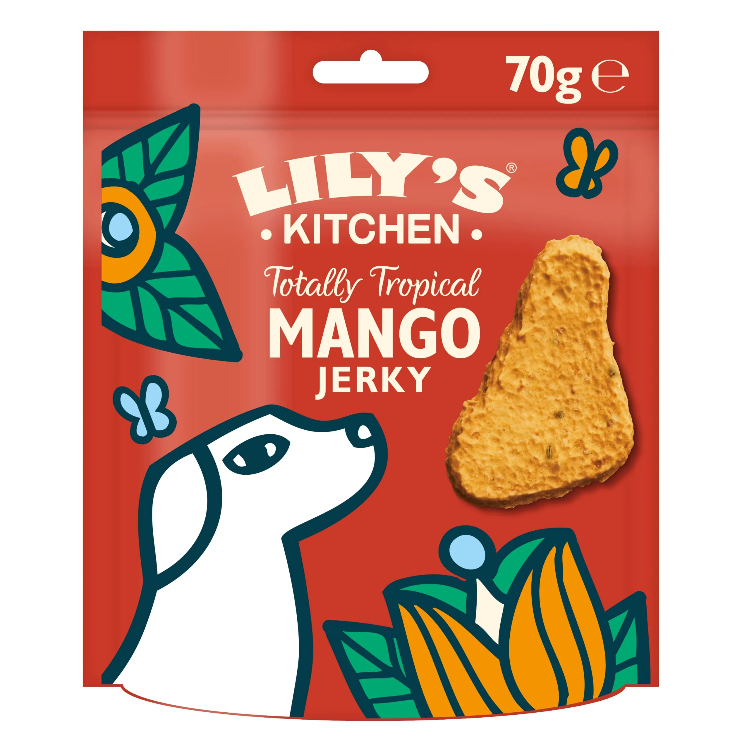Lily's Kitchen Mango tropicale a scatti - Snack naturale per cani (8 confezioni x 70g) - immagine 1