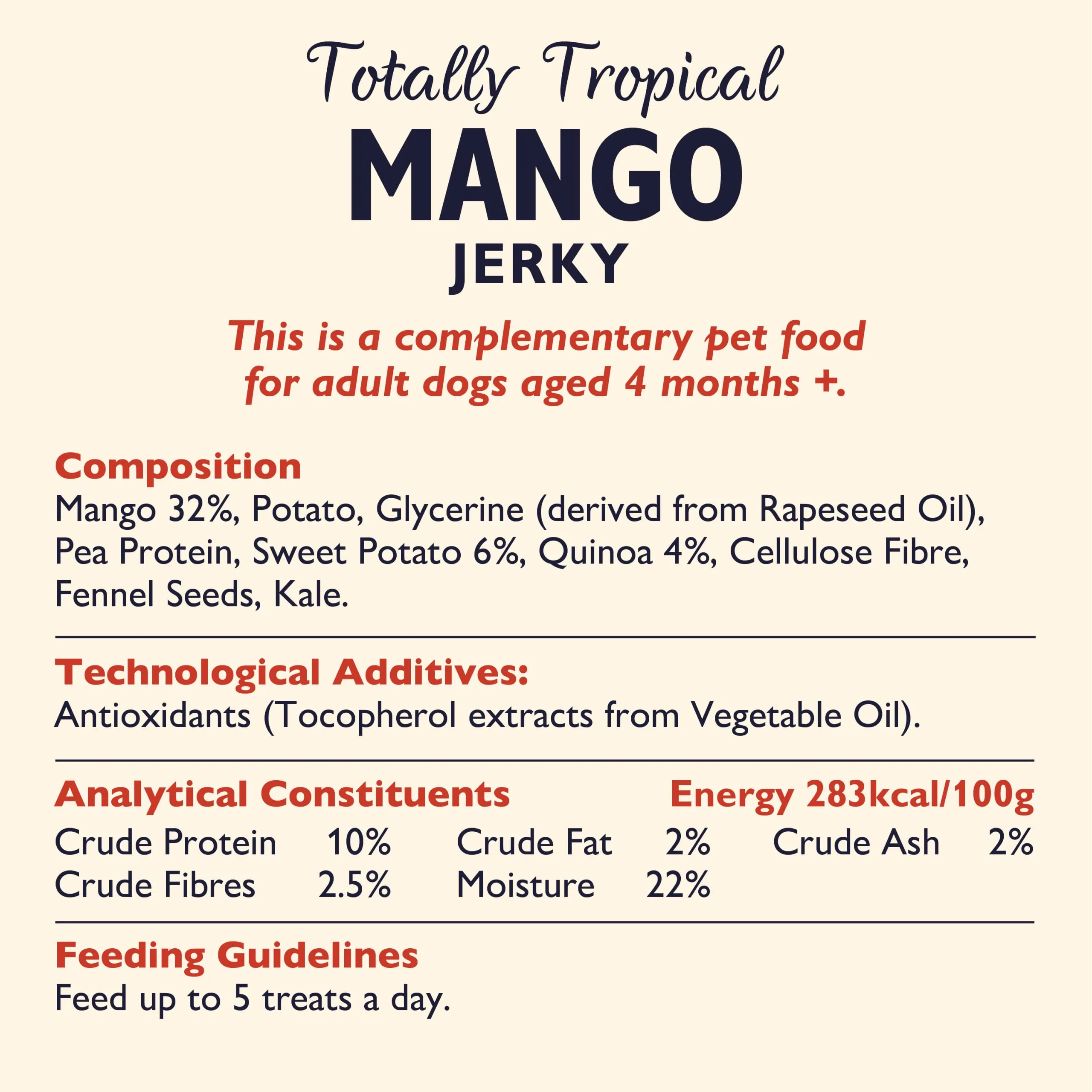 Lily's Kitchen Mango tropicale a scatti - Snack naturale per cani (8 confezioni x 70g) - immagine 5