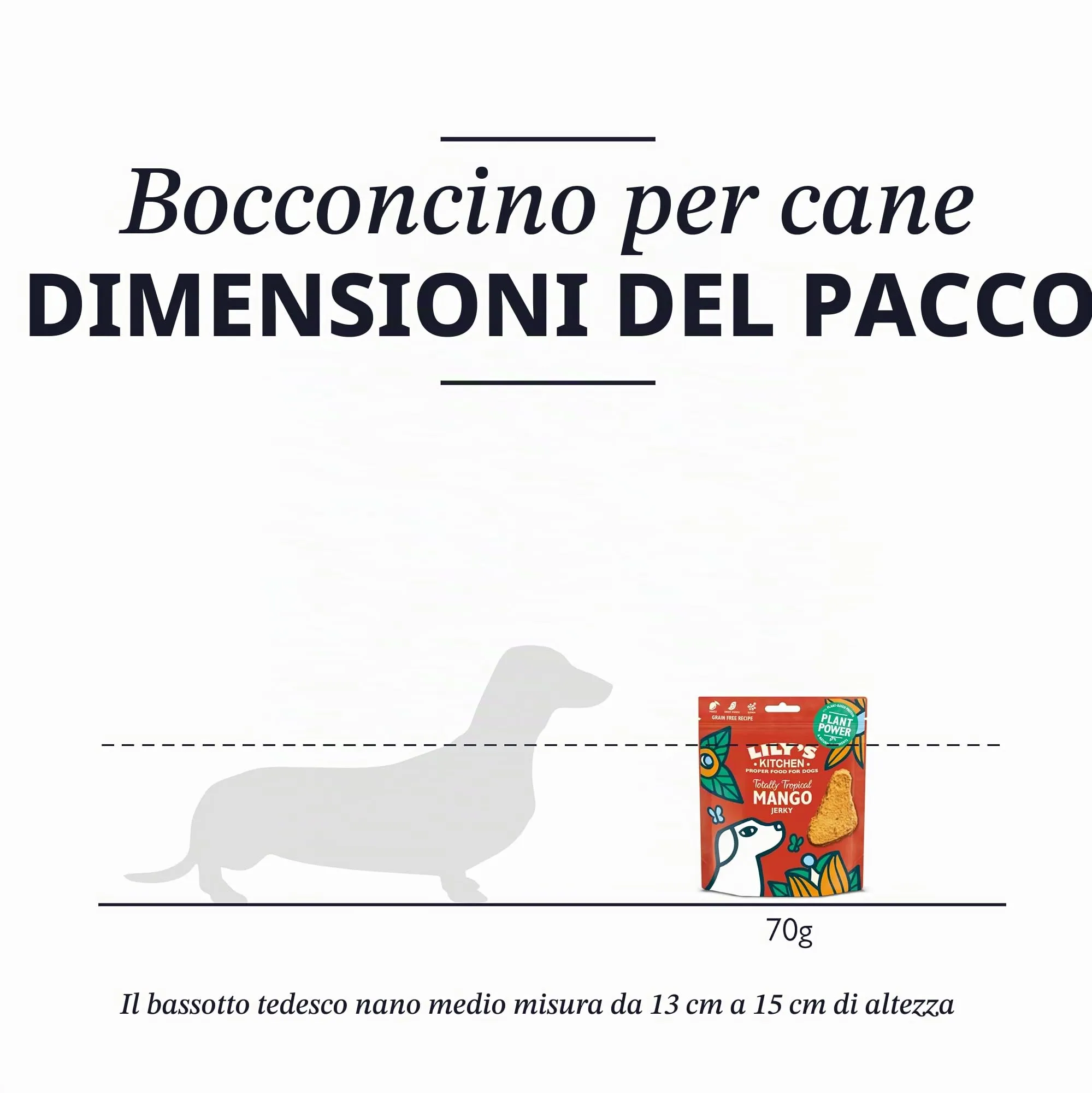Lily's Kitchen Mango tropicale a scatti - Snack naturale per cani (8 confezioni x 70g) - immagine 6