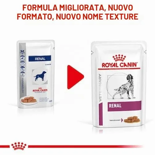 Royal Canin Veterinary Renal | Confezione da 4 | 4 x 12 x 100 g | Cibo umido per cani | Può supportare le malattie renali nei cani | Cibo umido in salsa - immagine 5
