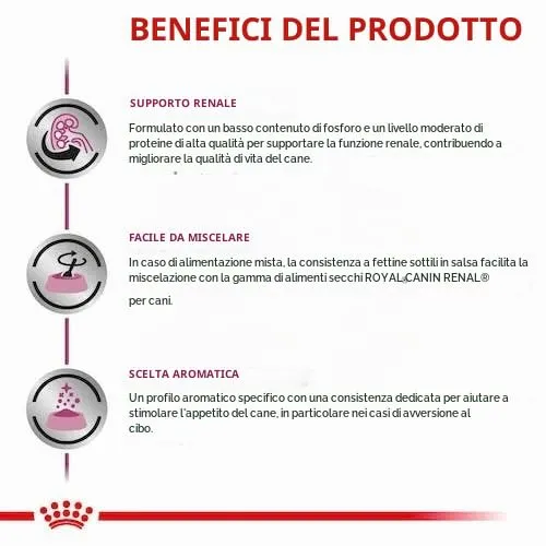 Royal Canin Veterinary Renal | Confezione da 4 | 4 x 12 x 100 g | Cibo umido per cani | Può supportare le malattie renali nei cani | Cibo umido in salsa - immagine 6