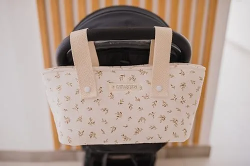 MIMUSELINA Borsa Passeggino Universale e Cambio Bambino | Borsa Fasciatoio Neonato con Ampia Capacità e Scomparti Interni | Organizer Maternità Elegante e Pratico | Realizzato in Spagna - immagine 2