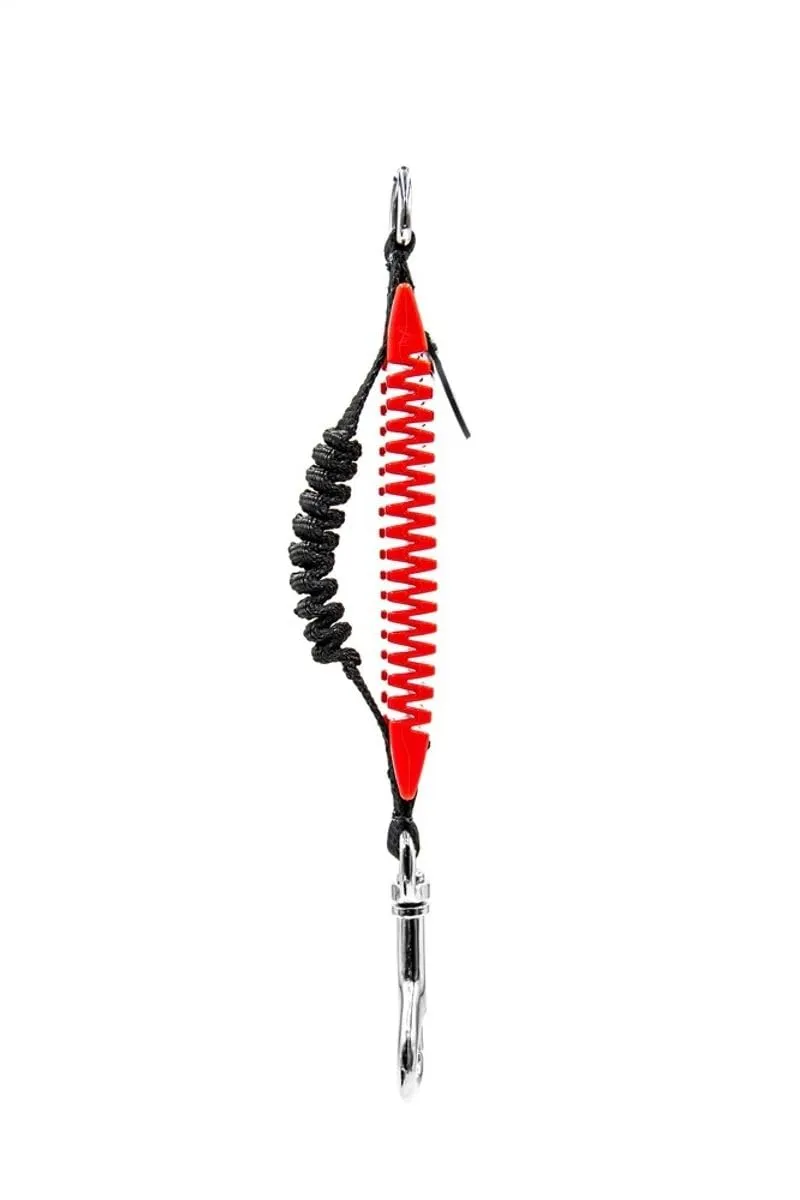 WAW, Smorzatore Antishock per Guinzaglio Cani, per Cani da 1 a 50 kg, Taglia L, Rosso/Nero, Linea Basic - immagine 2
