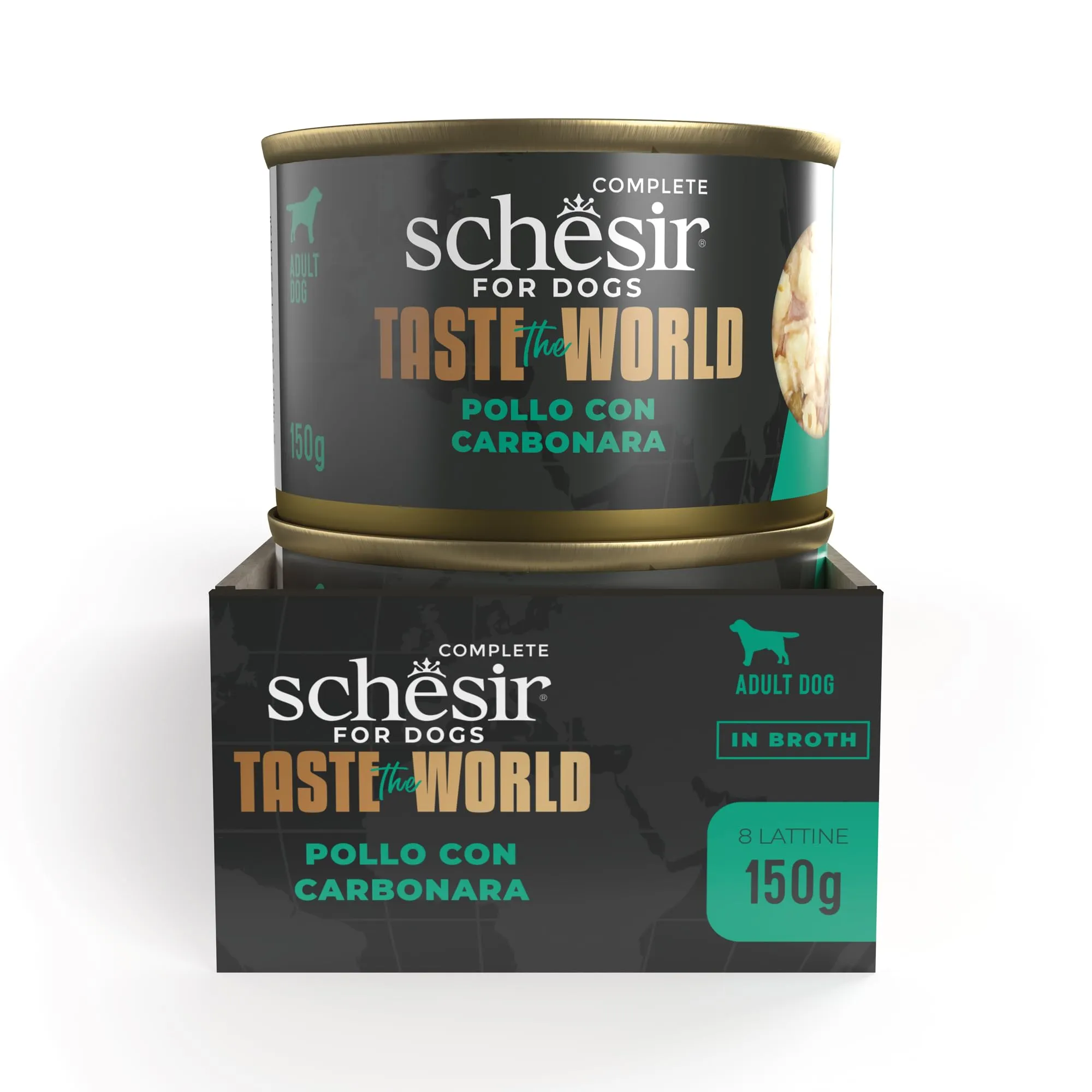 Schesir Taste The World Pollo con Carbonara 8X150g - immagine 2