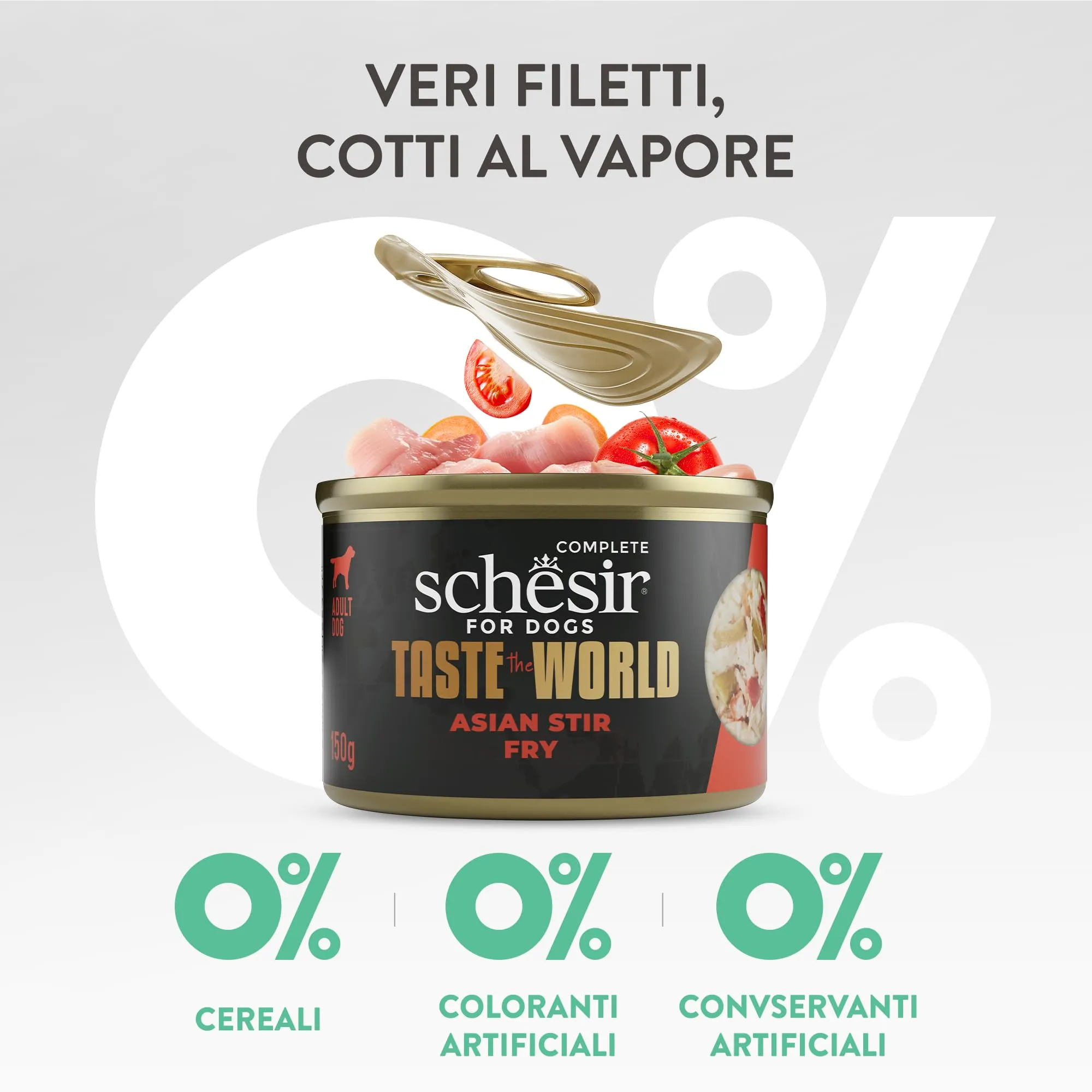 Schesir Taste The World Agnello con Cous Cous 8X150g - immagine 10
