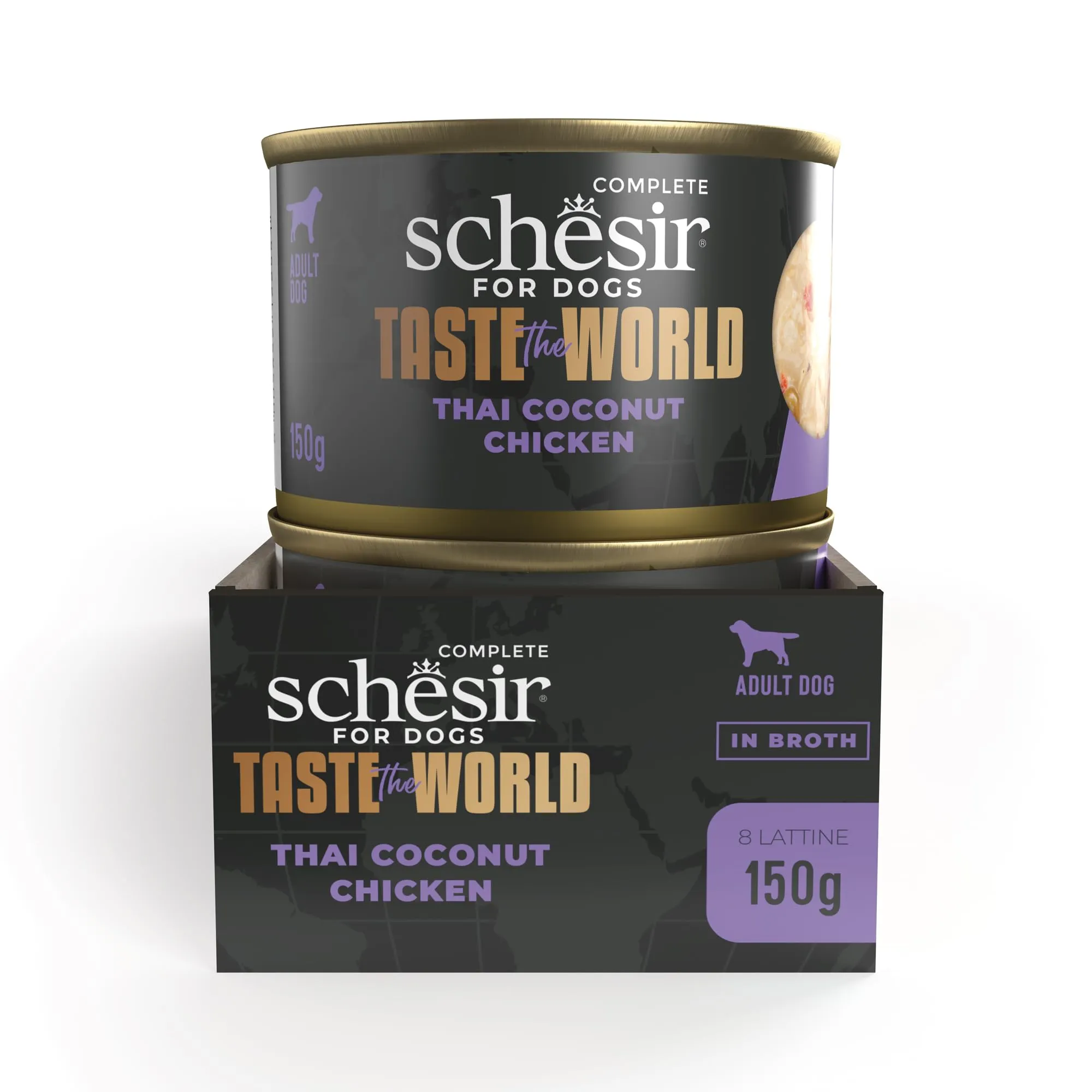 Schesir Taste The World Thai Coconut Chicken 8X150g - immagine 2