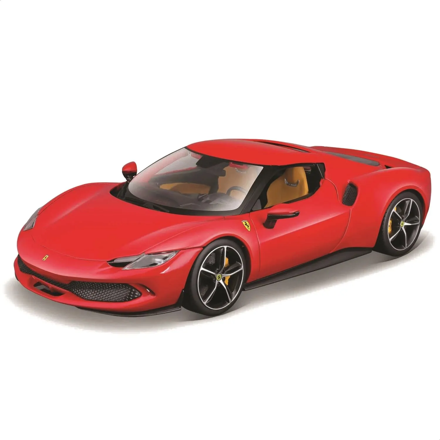 BBURAGO - Ferrari 296 GTB R&P - Modellino Realistico Auto in Scala 1:18, Licenza Ufficiale Ferrari, Età consigliata 3+ Anni - immagine 1