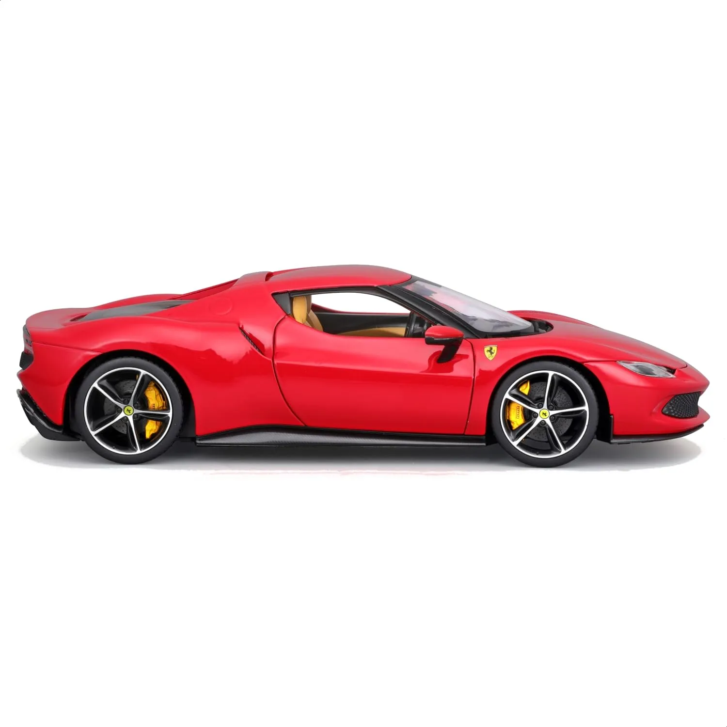 BBURAGO - Ferrari 296 GTB R&P - Modellino Realistico Auto in Scala 1:18, Licenza Ufficiale Ferrari, Età consigliata 3+ Anni - immagine 7