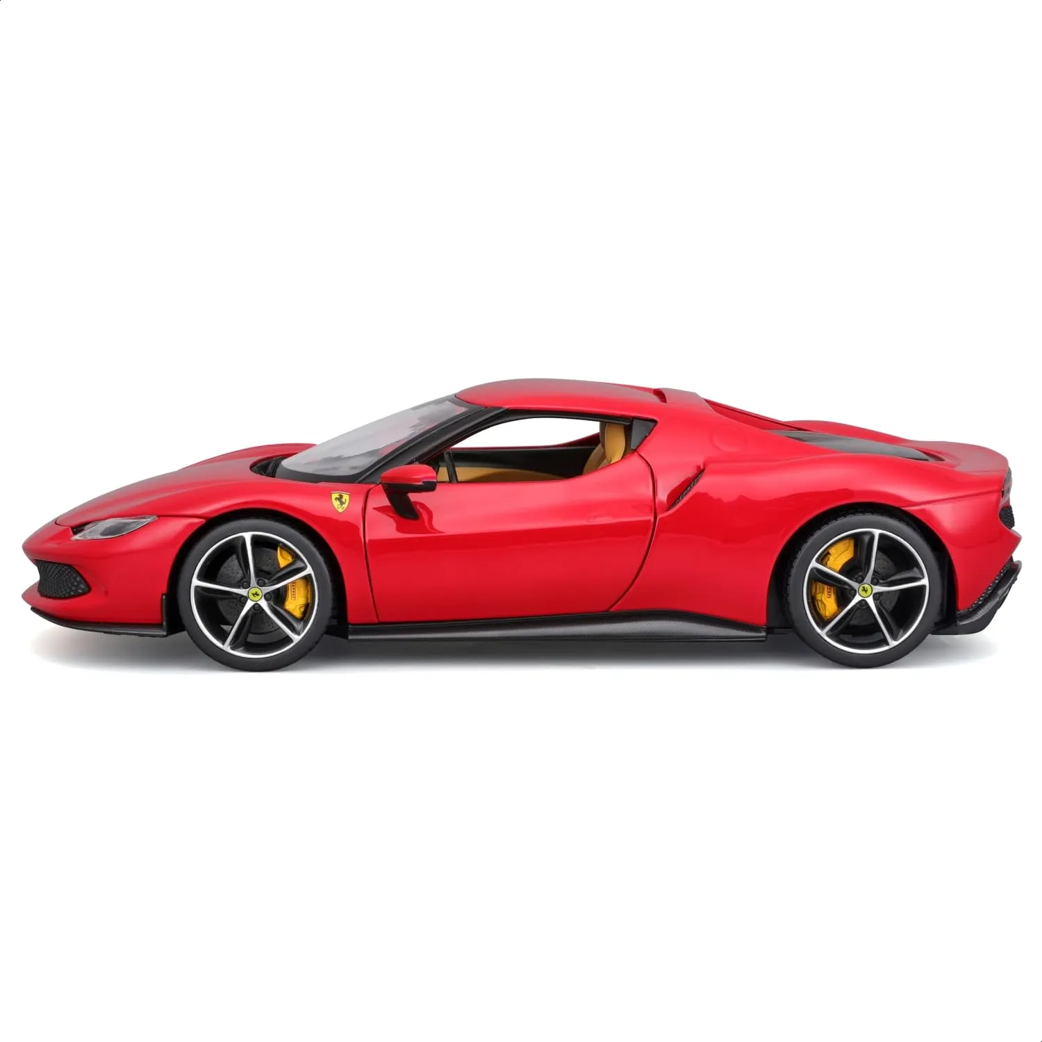 BBURAGO - Ferrari 296 GTB R&P - Modellino Realistico Auto in Scala 1:18, Licenza Ufficiale Ferrari, Età consigliata 3+ Anni - immagine 9