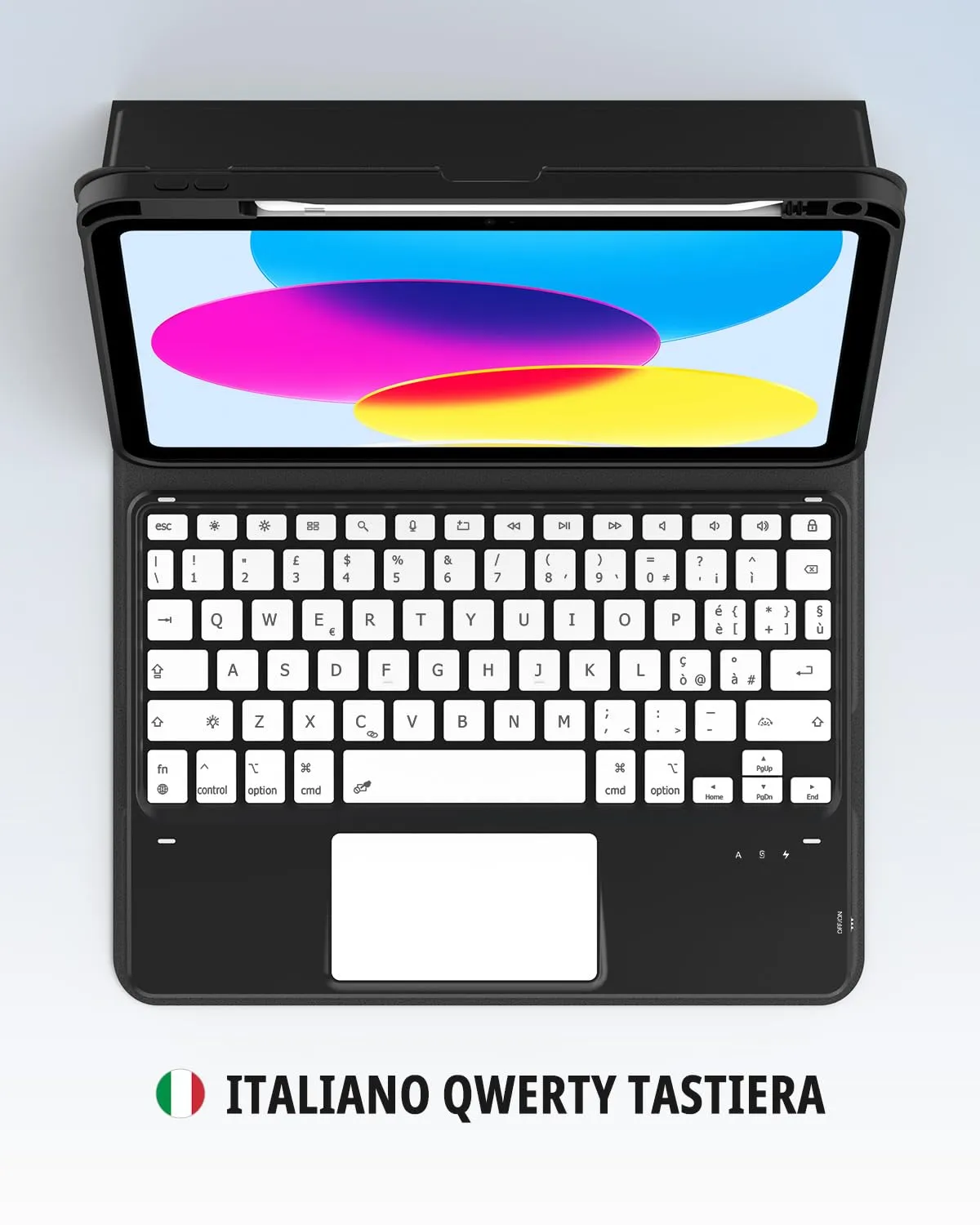 CACOE Cover con Tastiera per iPad 11 (A16) 2025 11" / 10 2022 con Touchpad - immagine 8