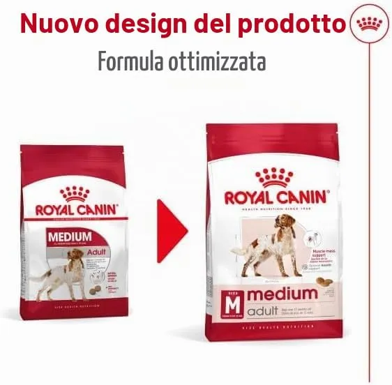 royal canin medium adult kg 12 - immagine 5