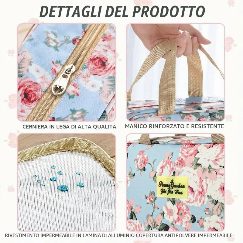 Aucuu Beauty Case Da Viaggio, Borsa da Toilette per Donna, Borse per Cosmetici con zip，Borsa Da Toilette Impermeabile Di Grande Capacità Per Brevi Viaggi, Affari E Ufficio - immagine 5
