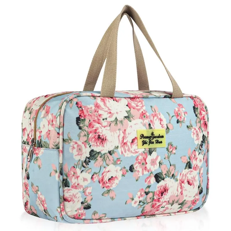 Aucuu Beauty Case Da Viaggio, Borsa da Toilette per Donna, Borse per Cosmetici con zip,Borsa Da Toilette Impermeabile Di Grande Capacità Per Brevi Viaggi, Affari E Ufficio - immagine 1