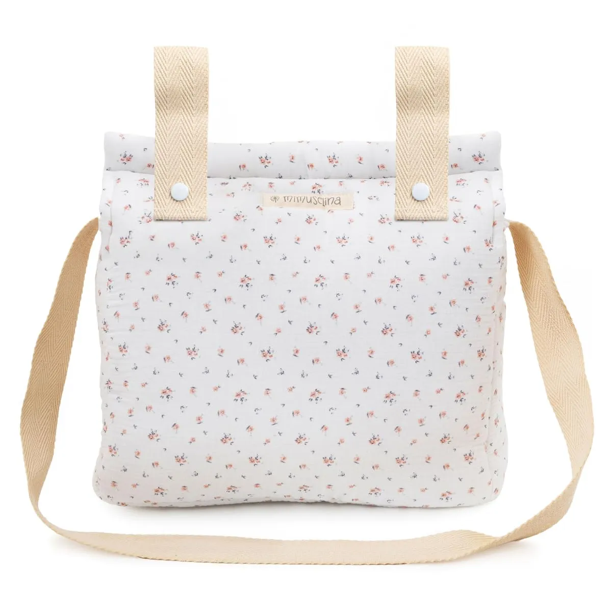 MIMUSELINA Borsa Passeggino Universale e Cambio Bambino | Borsa Fasciatoio Neonato con Ampia Capacità e Scomparti Interni | Organizer Maternità Elegante e Pratico | Realizzato in Spagna - immagine 1