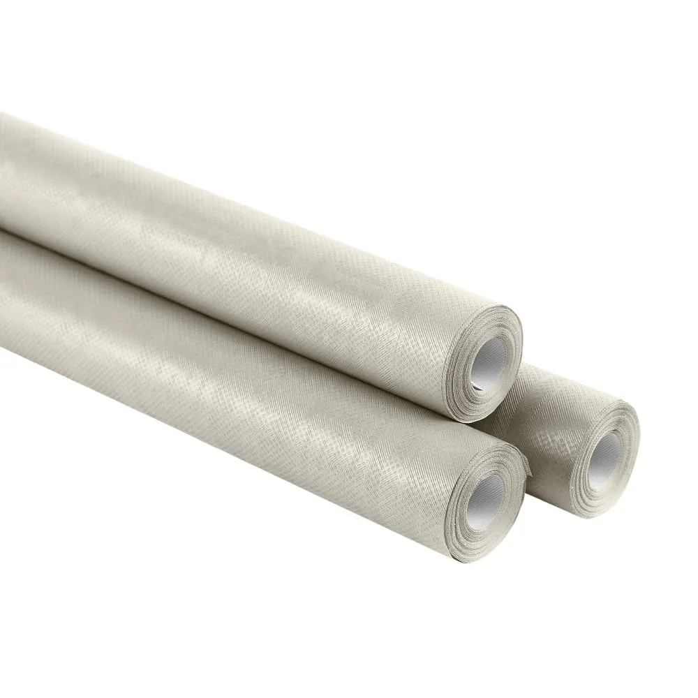 Generico Rotolo Tovaglia Impermeabile in carta Damascata largo 1,18 metri x 7 metri (1 rotolo) o 21 metri (3 rotoli) VARI COLORI efficace contro macchie e liquidi (Avorio, 21 metri (3 rotoli)) - immagine 1