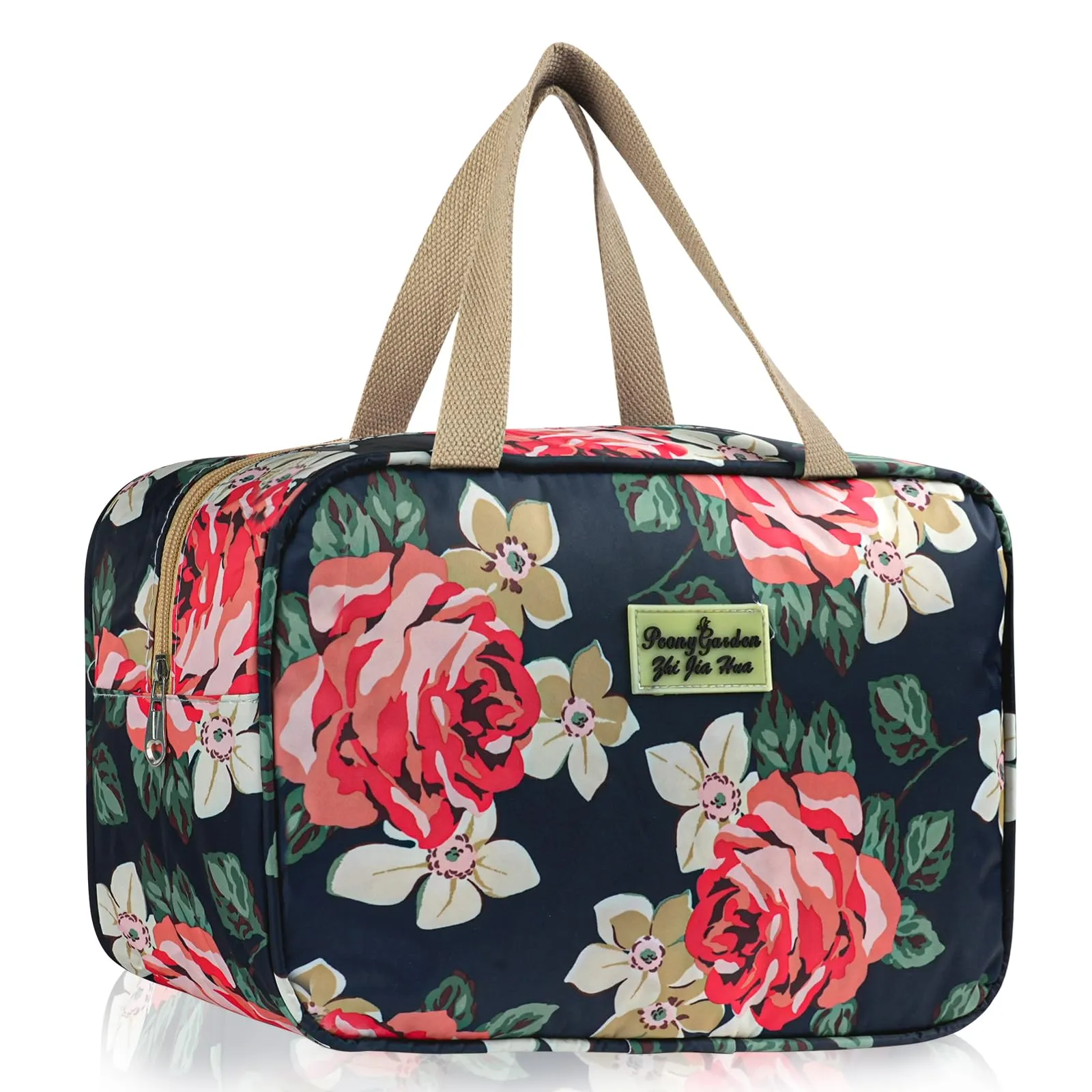 Aucuu Beauty Case Da Viaggio, Borsa da Toilette per Donna, Borse per Cosmetici con zip,Borsa Da Toilette Impermeabile Di Grande Capacità Per Brevi Viaggi, Affari E Ufficio - immagine 1