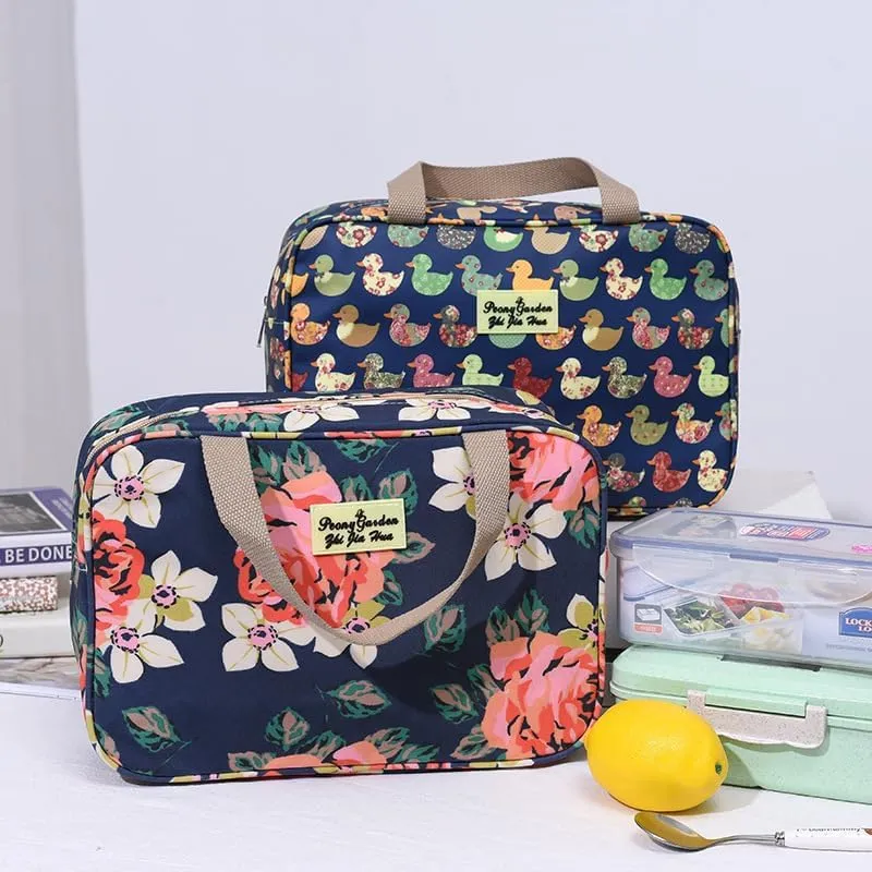 Aucuu Beauty Case Da Viaggio, Borsa da Toilette per Donna, Borse per Cosmetici con zip,Borsa Da Toilette Impermeabile Di Grande Capacità Per Brevi Viaggi, Affari E Ufficio - immagine 2
