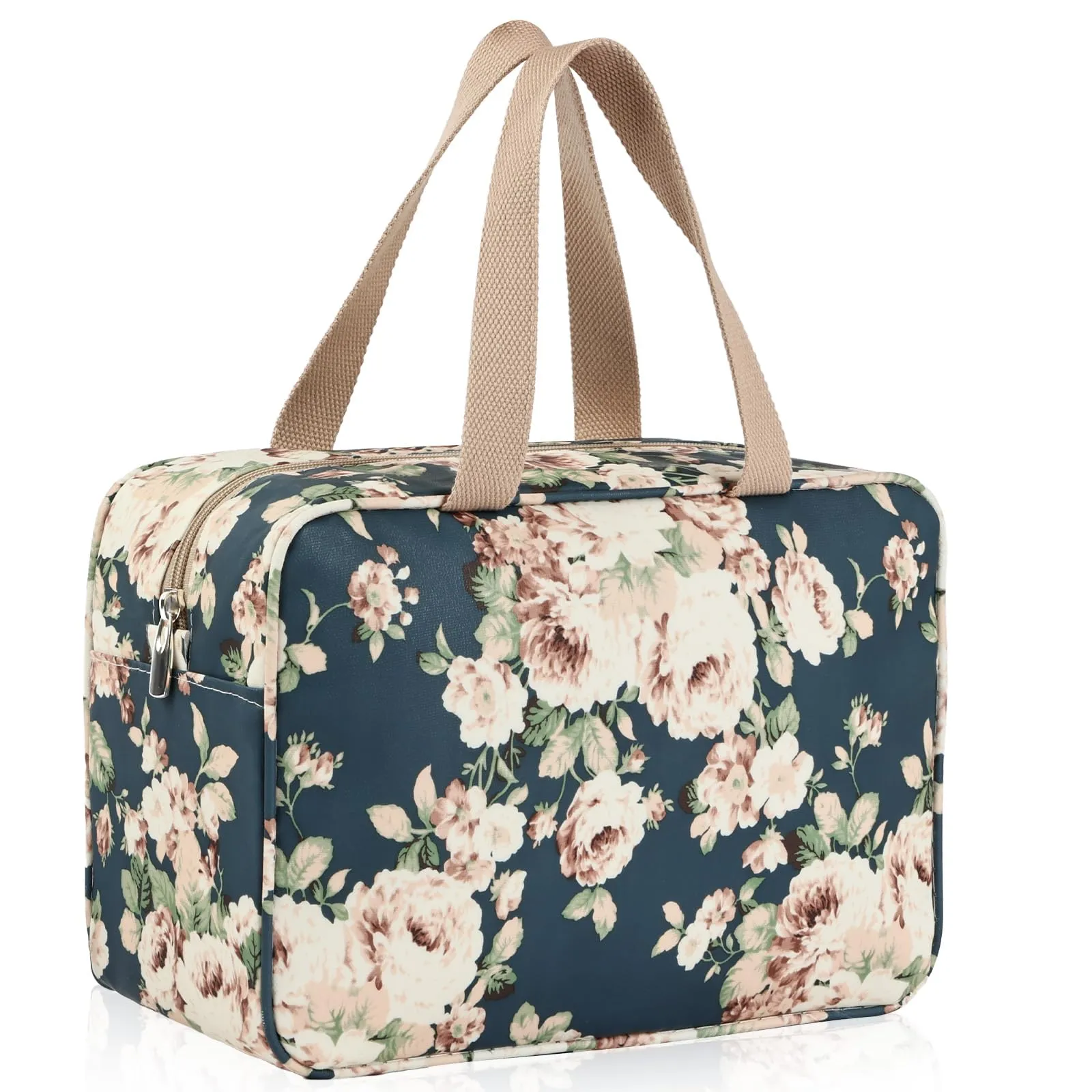 Aucuu Beauty Case Da Viaggio, Borsa da Toilette per Donna, Borse per Cosmetici con zip,Borsa Da Toilette Impermeabile Di Grande Capacità Per Brevi Viaggi, Affari E Ufficio - immagine 9