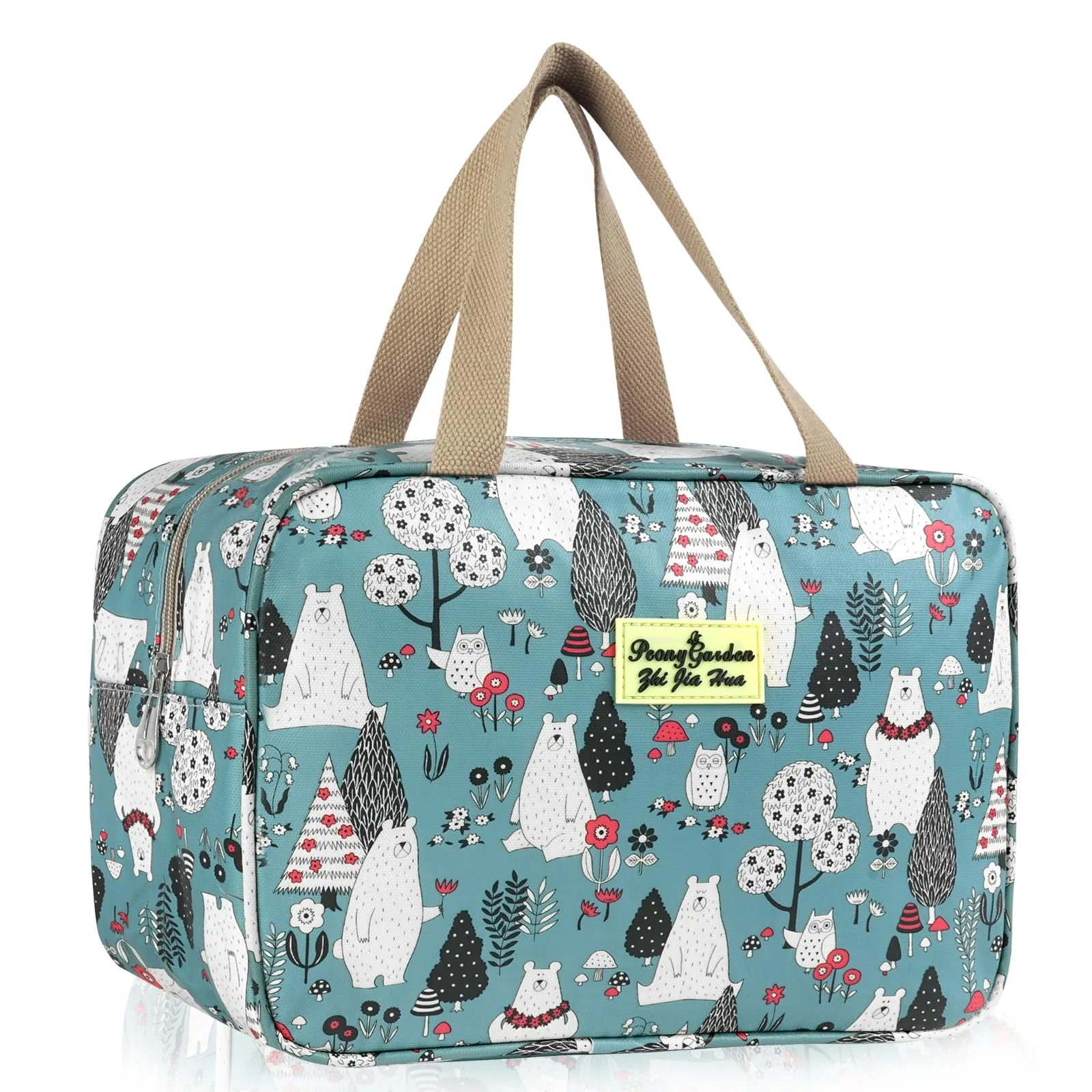 Aucuu Beauty Case Da Viaggio, Borsa da Toilette per Donna, Borse per Cosmetici con zip,Borsa Da Toilette Impermeabile Di Grande Capacità Per Brevi Viaggi, Affari E Ufficio - immagine 1