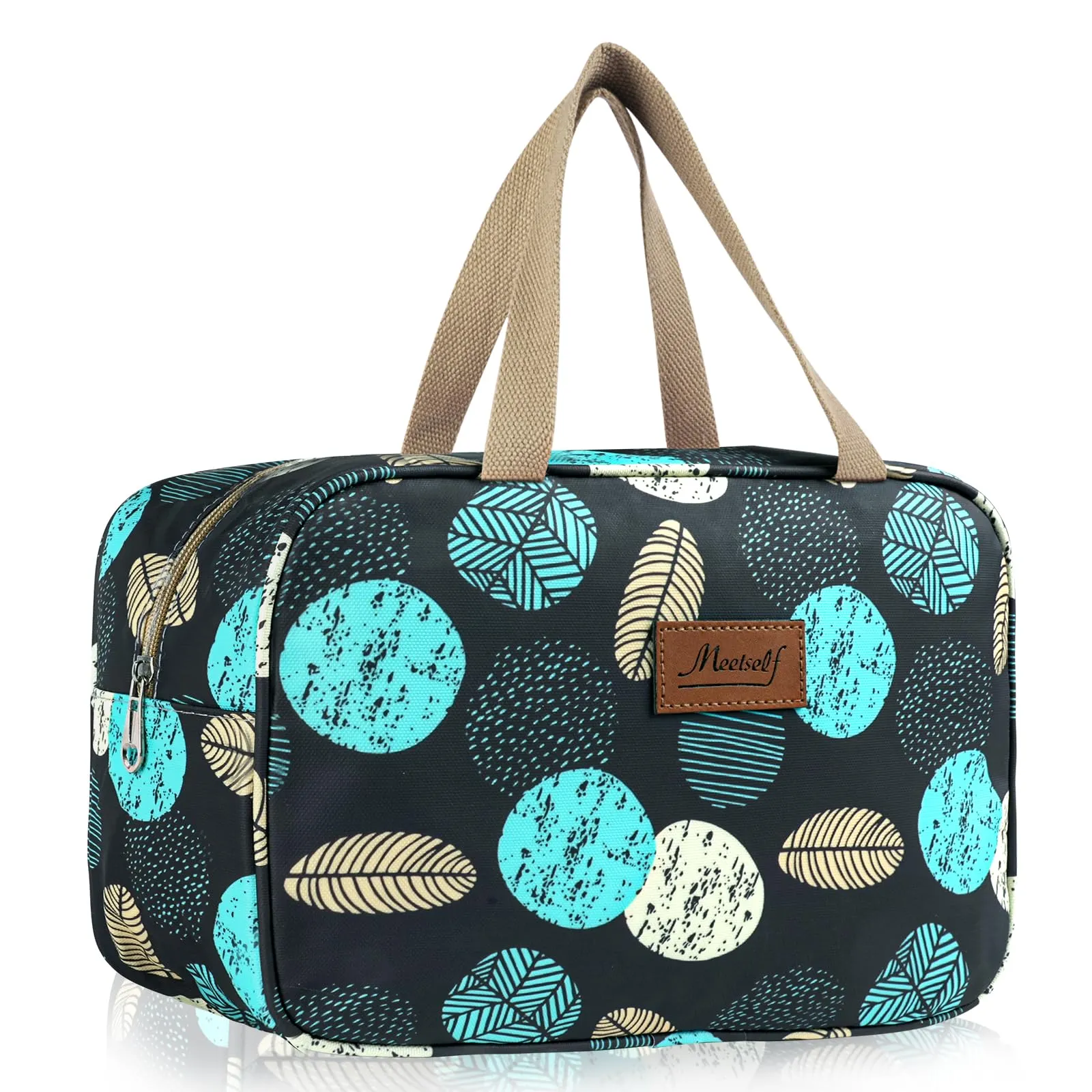 Aucuu Beauty Case Da Viaggio, Borsa da Toilette per Donna, Borse per Cosmetici con zip,Borsa Da Toilette Impermeabile Di Grande Capacità Per Brevi Viaggi, Affari E Ufficio - immagine 9