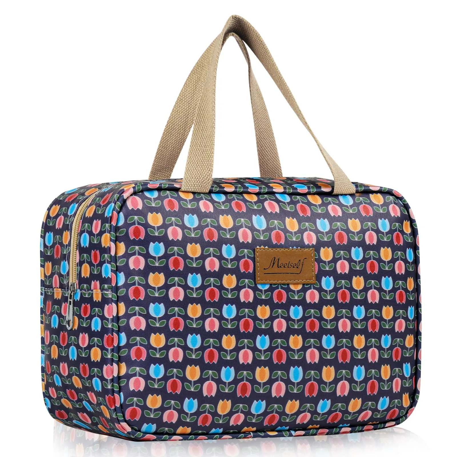 Aucuu Beauty Case Da Viaggio, Borsa da Toilette per Donna, Borse per Cosmetici con zip,Borsa Da Toilette Impermeabile Di Grande Capacità Per Brevi Viaggi, Affari E Ufficio - immagine 1