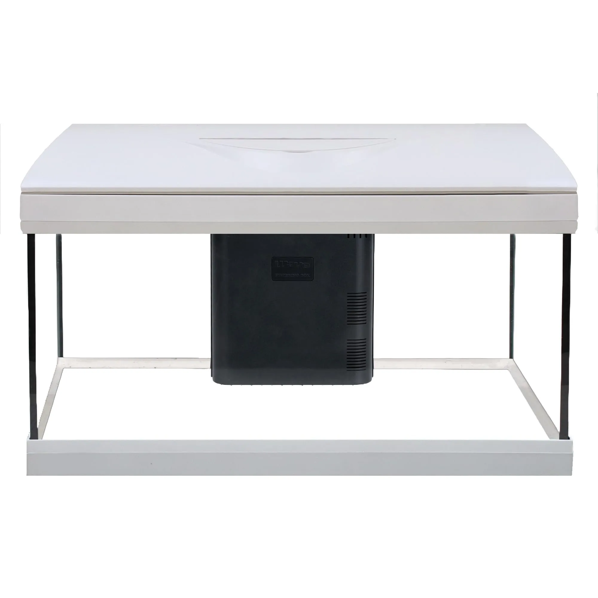 Amtra Basic 60 LED - Acquario completo di 65 litri, illuminazione LED 8500 8W, incluso filtro Filtering Box 150, 60x30x42 cm, bianco - immagine 3