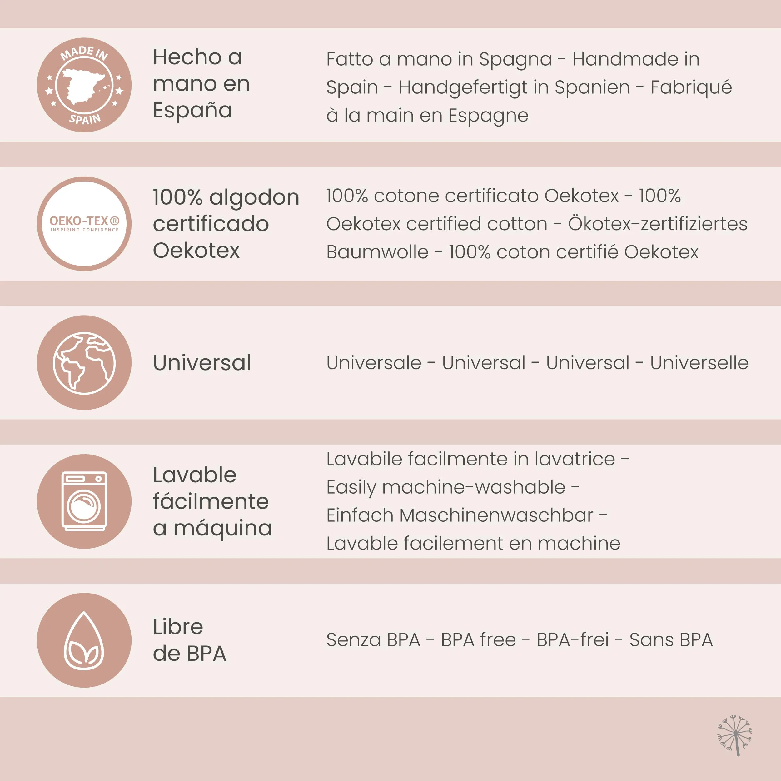MIMUSELINA Borsa Passeggino Universale e Cambio Bambino | Borsa Fasciatoio Neonato con Ampia Capacità e Scomparti Interni | Organizer Maternità Elegante e Pratico | Realizzato in Spagna - immagine 3
