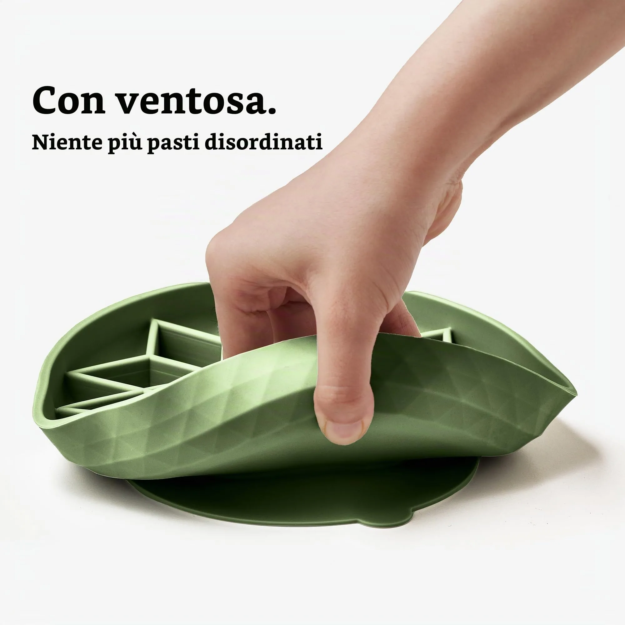 OHMO Ciotola Anti Ingozzamento per Gatti e Cani, Ciotola in Silicone con Ventosa Antiscivolo, Riduci la Velocità di Alimentazione e Previeni l'Ingozzamento - immagine 6