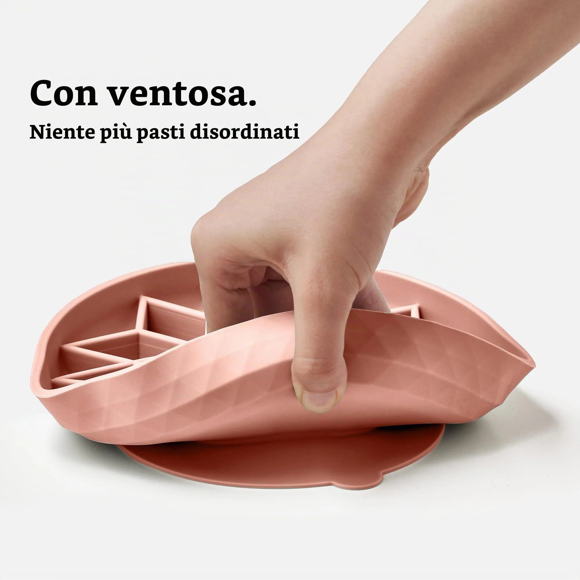 OHMO Ciotola Anti Ingozzamento per Gatti e Cani, Ciotola in Silicone con Ventosa Antiscivolo, Riduci la Velocità di Alimentazione e Previeni l'Ingozzamento - immagine 6
