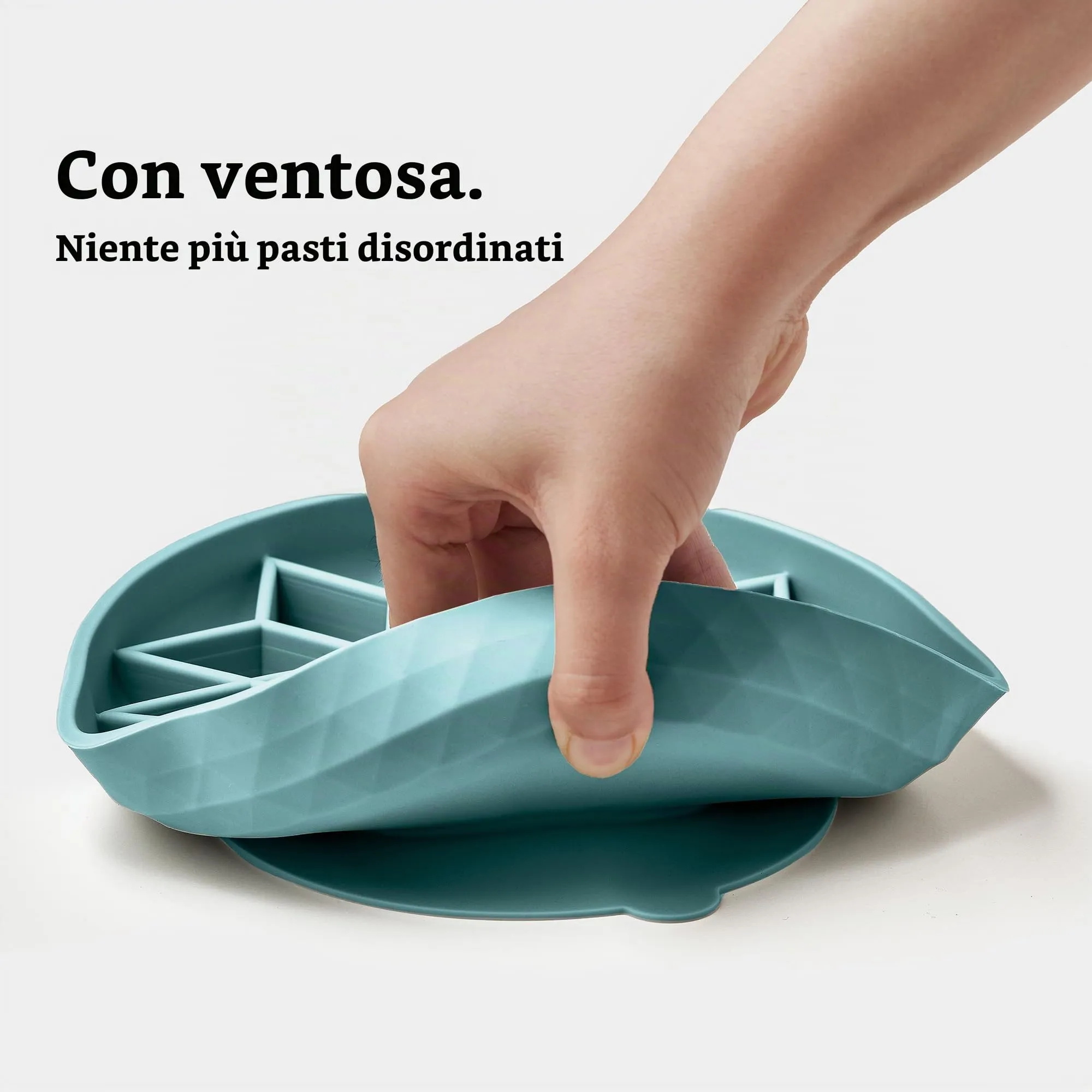 OHMO Ciotola Anti Ingozzamento per Gatti e Cani, Ciotola in Silicone con Ventosa Antiscivolo, Riduci la Velocità di Alimentazione e Previeni l'Ingozzamento - immagine 5