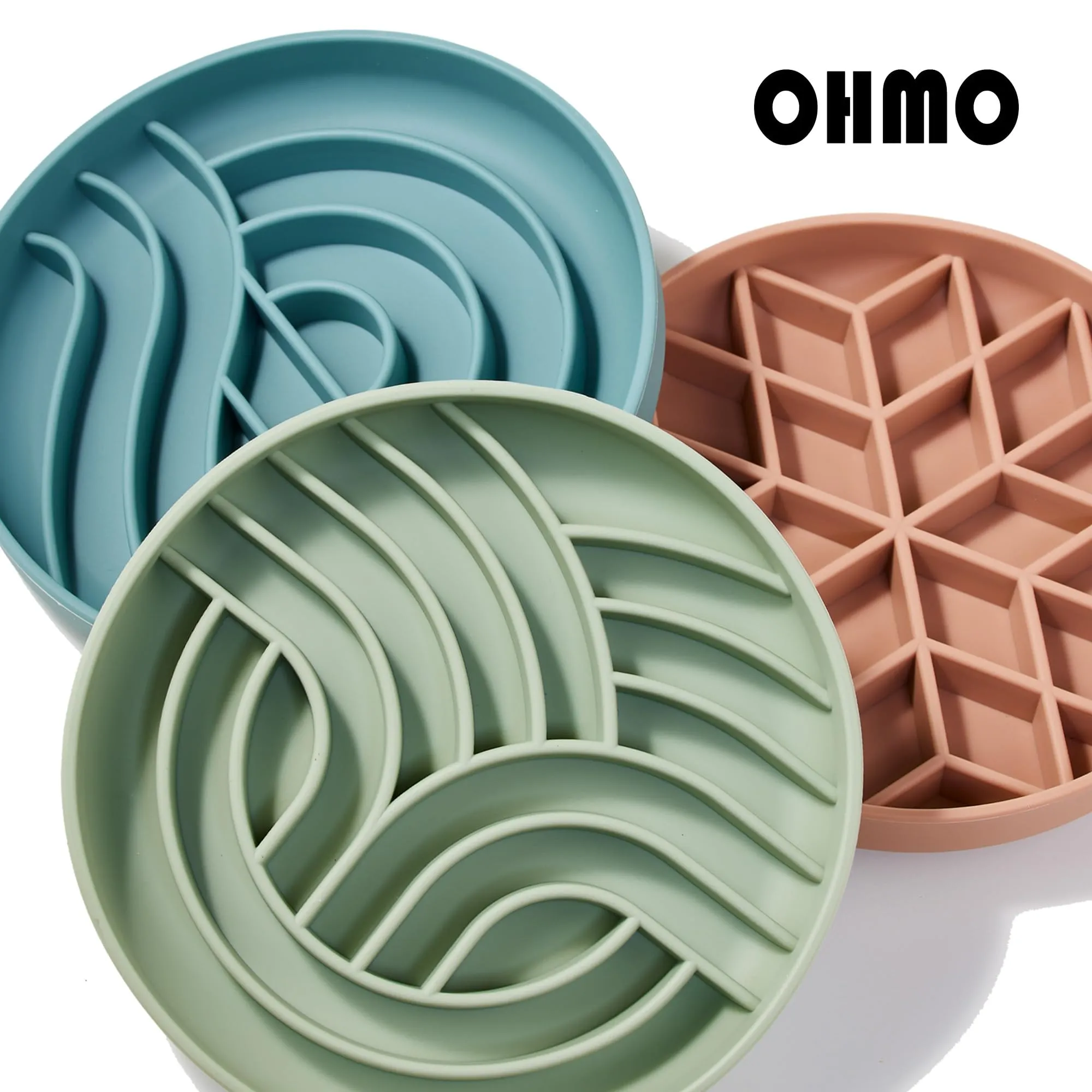 OHMO Ciotola Anti Ingozzamento (Piccolo Albero della Vita), Ciotola per Cani e Gatti che Mangia Lentamente, Silicone Ventosa Antiscivolo - immagine 7