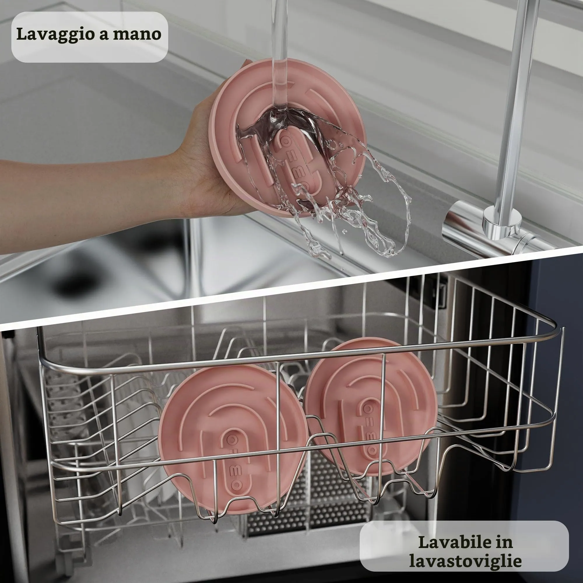 OHMO Ciotola Anti Ingozzamento (Piccola, No Ventosa, 15cm) Solo per Gatto e Cani di Piccola Taglia, Silicone Acqua Ciotola per Cane e Gatti che Mangia Lentamente - immagine 5