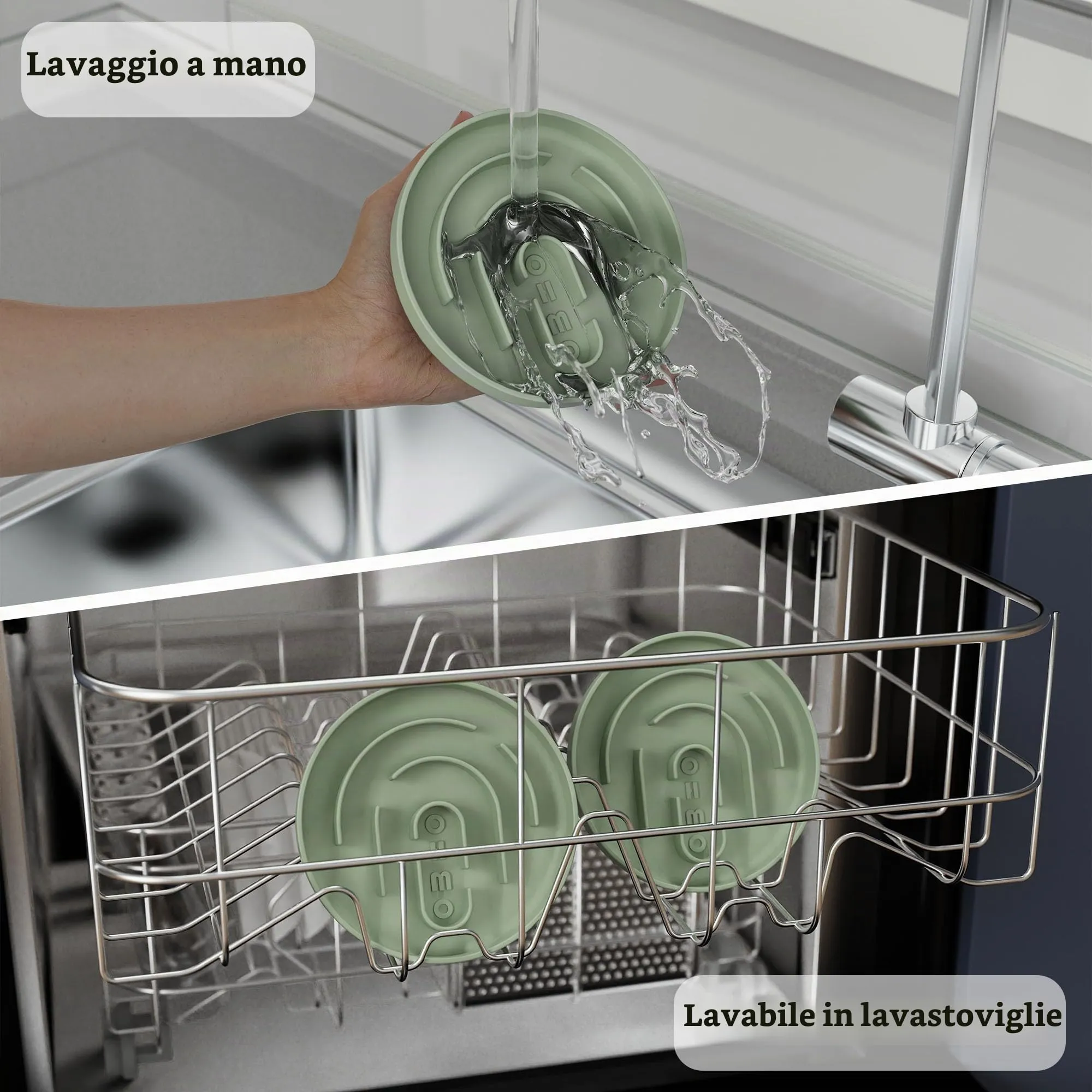 OHMO Ciotola Anti Ingozzamento (Piccola, No Ventosa, 15cm) Solo per Gatto e Cani di Piccola Taglia, Silicone Acqua Ciotola per Cane e Gatti che Mangia Lentamente - immagine 6