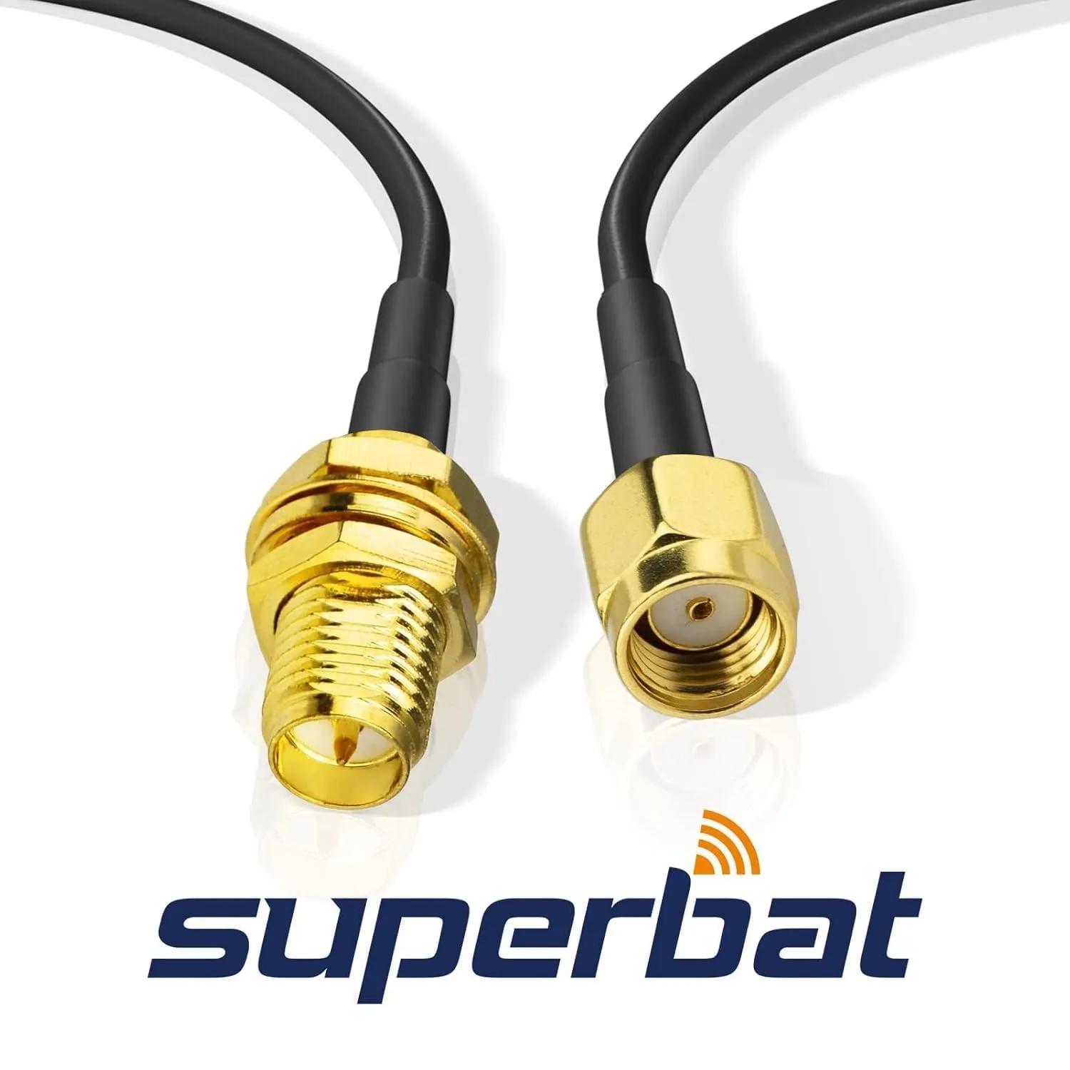 Superbat Cavo Prolunga RPSMA RG174 10m Cavo Prolunga Antenna 4G WIFI Maschio a Femmina per 4G LTE, Router, Antenna WIFI/GPS/GSM, Modem 5G, Radioamatore, SDR, ecc(2 pezzi) - immagine 6