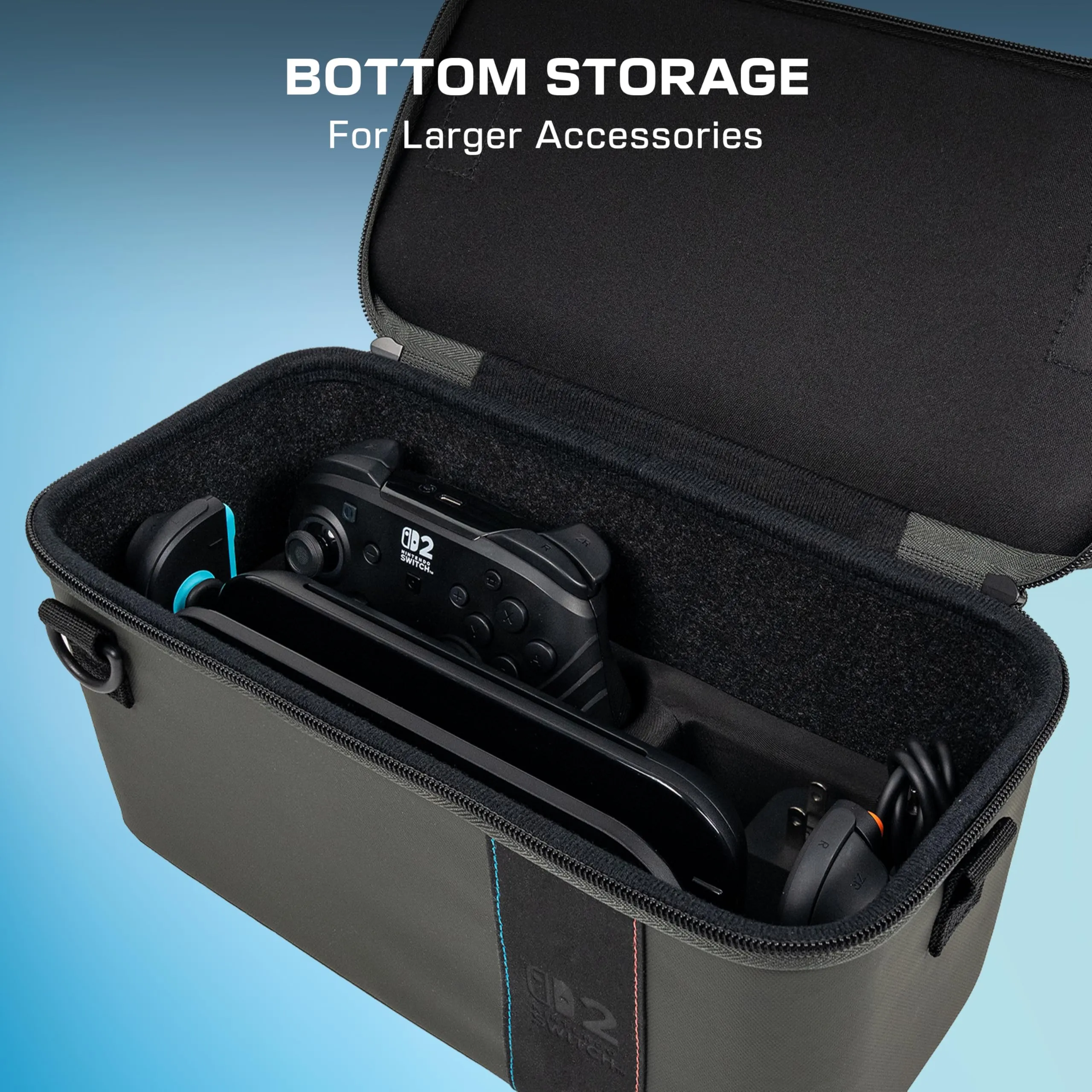 Turtle Beach PlayTrek Custodia da viaggio rigida 2 in 1 Nintendo Switch 2 - immagine 5