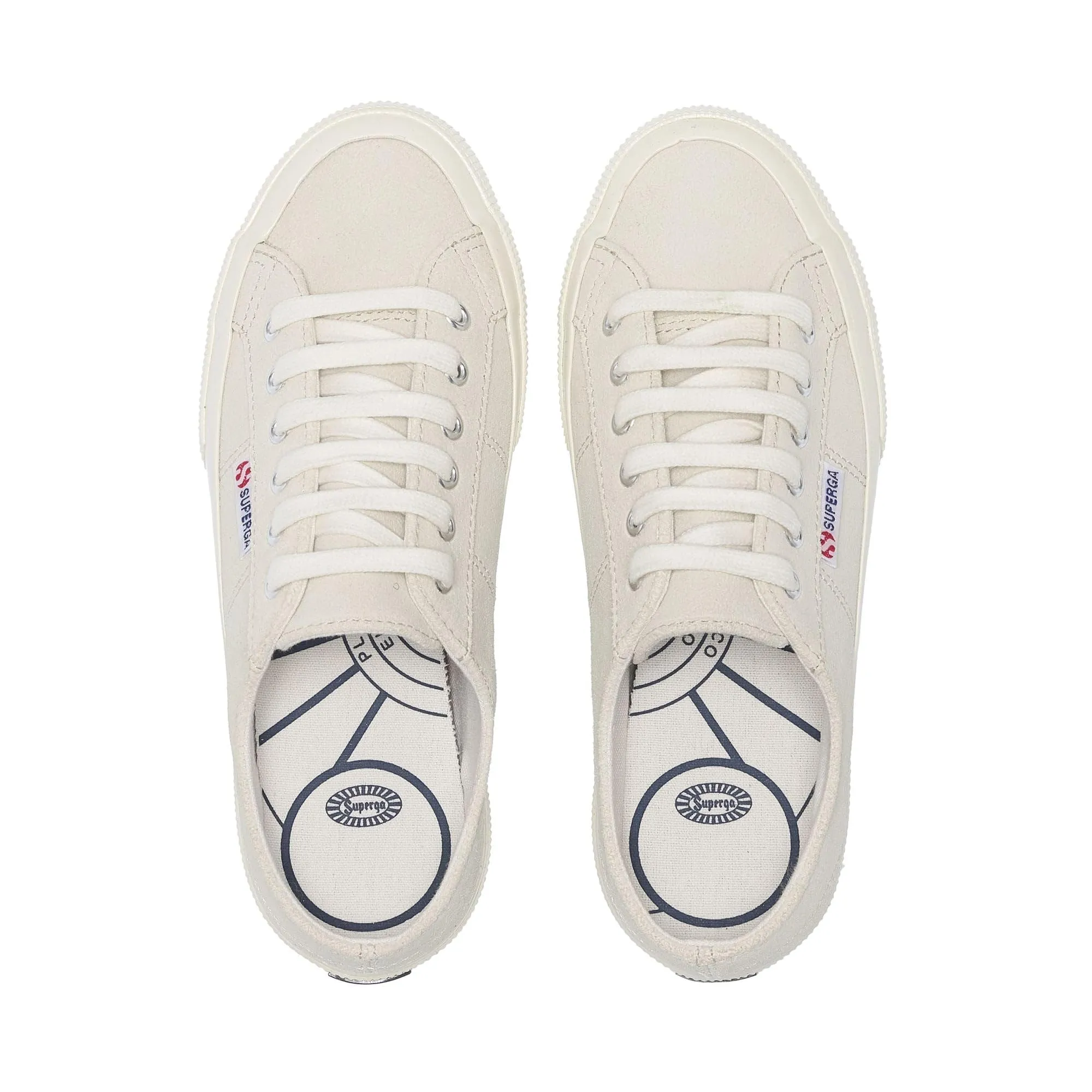 SUPERGA - Sneakers, Uomo Donna, Bianco, Pelle, Casual, 2750 Og Suede, Taglia: 44 - immagine 4