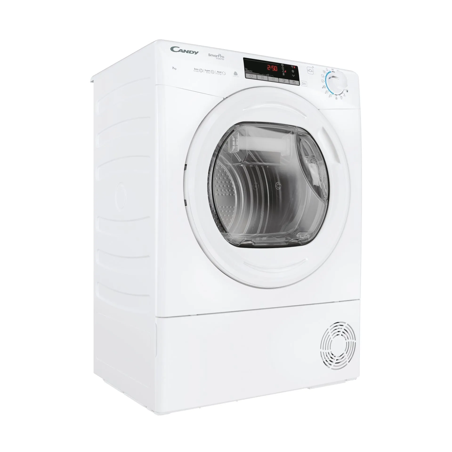 Candy Asciugatrice Slim 7 Kg Pompa di Calore Wi-Fi hOn Classe E, 48 cm, Woolmark CRO4 H7A2TE-S - immagine 3