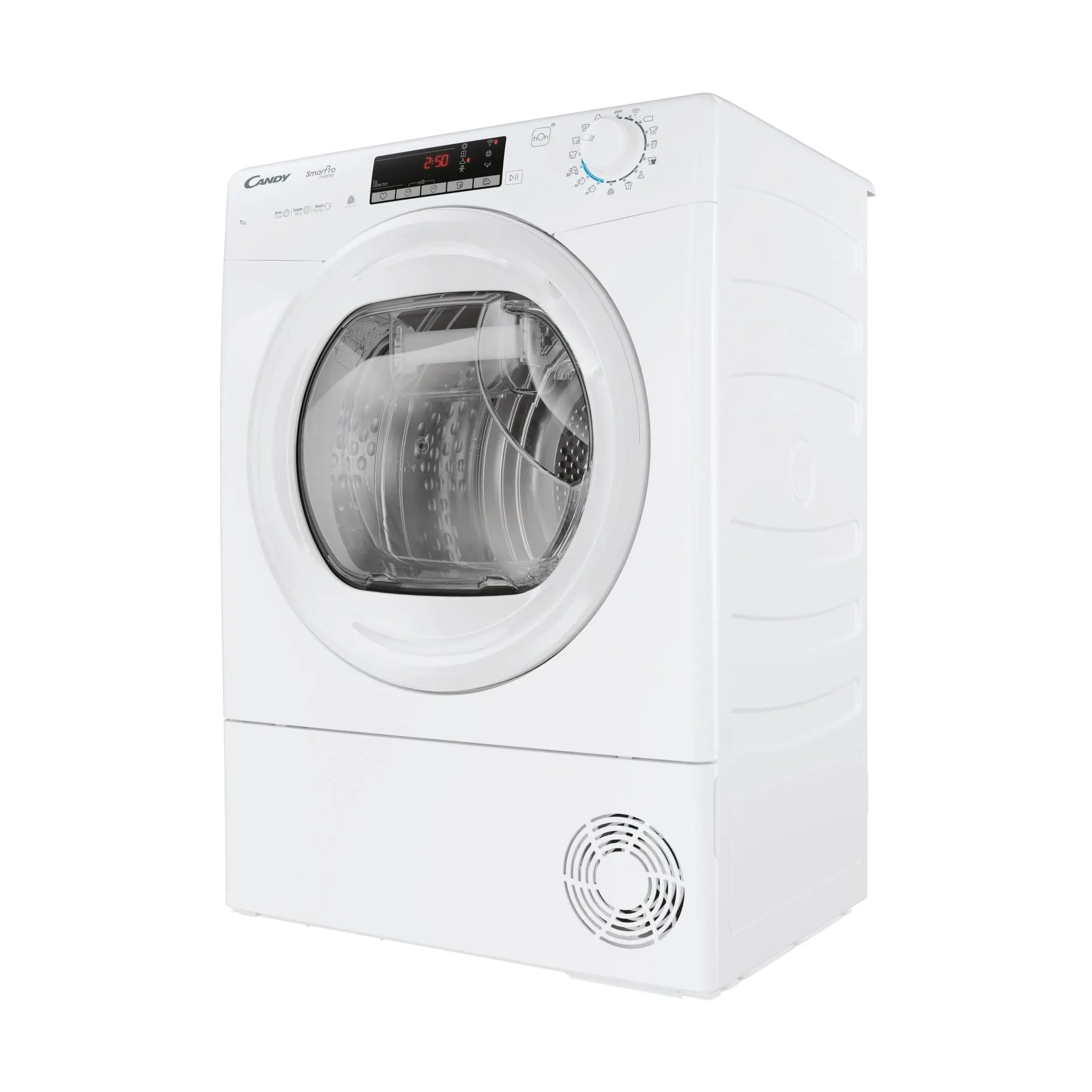 Candy Asciugatrice Slim 7 Kg Pompa di Calore Wi-Fi hOn Classe E, 48 cm, Woolmark CRO4 H7A2TE-S - immagine 4