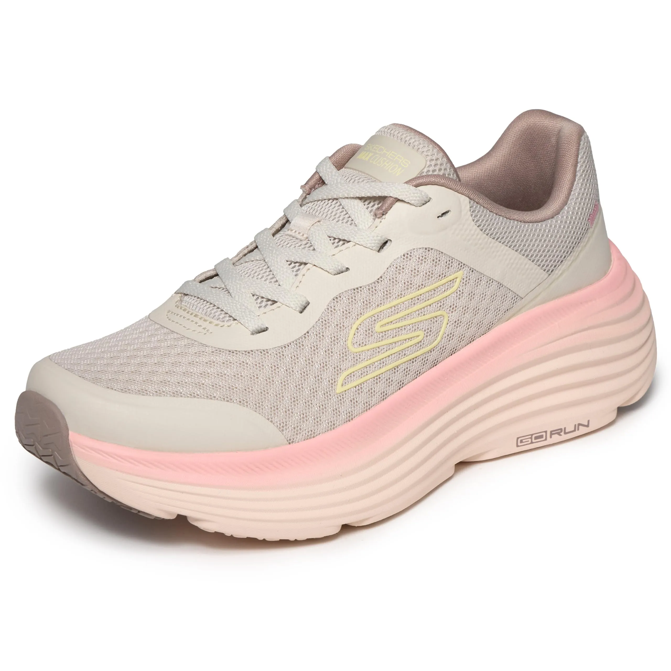 Skechers Max Cushioning Endeavour Canova BasketFemme, Beige Multicolore, 39 EU - immagine 7
