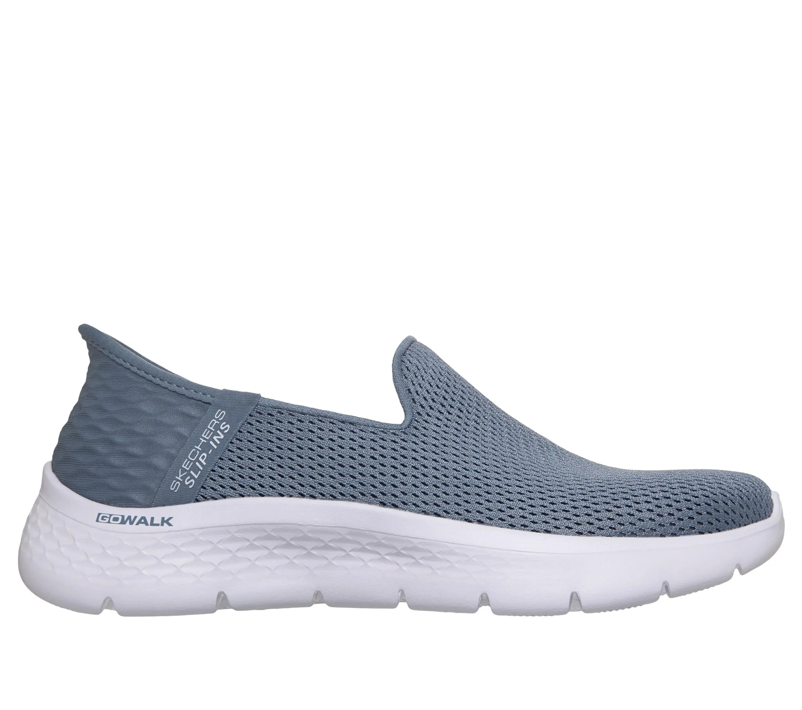 Skechers Skechers - Sneaker da donna senza mani-libere, Go Walk Flex-Relish, Blu, 10 - immagine 4