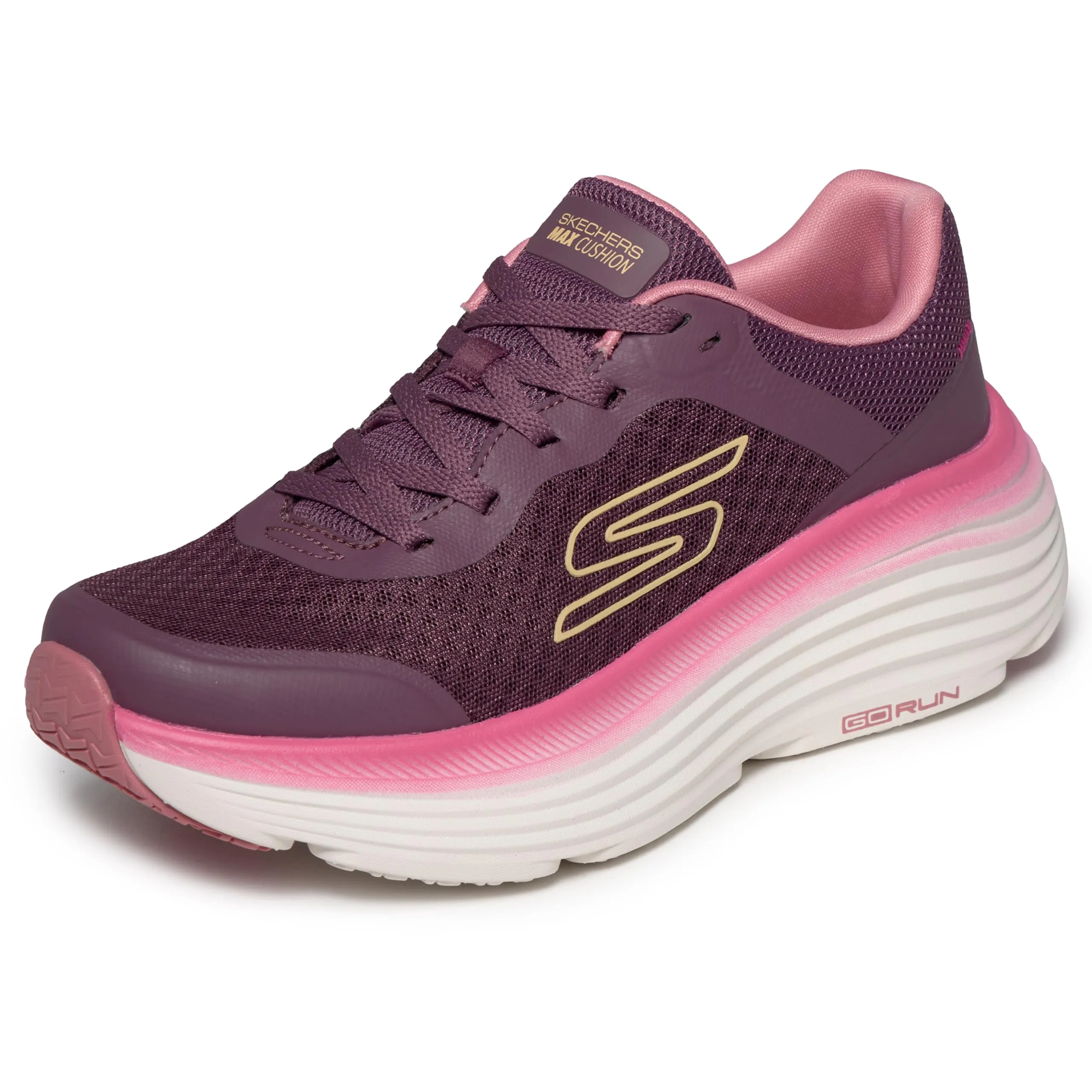 Skechers Max Cushioning Endeavour Canova BasketFemme, Viola Multicolore, 40 EU - immagine 1