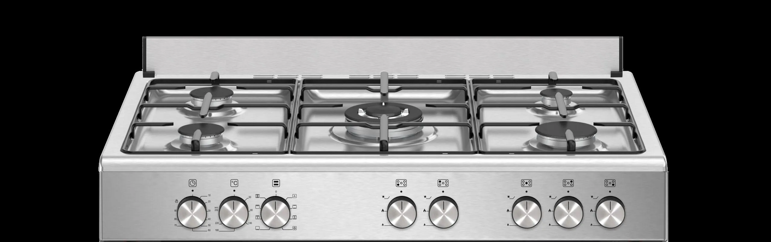 Bertazzoni La Germania Americana SE965EX24 cucina Elettrico Gas Acciaio inox - immagine 2