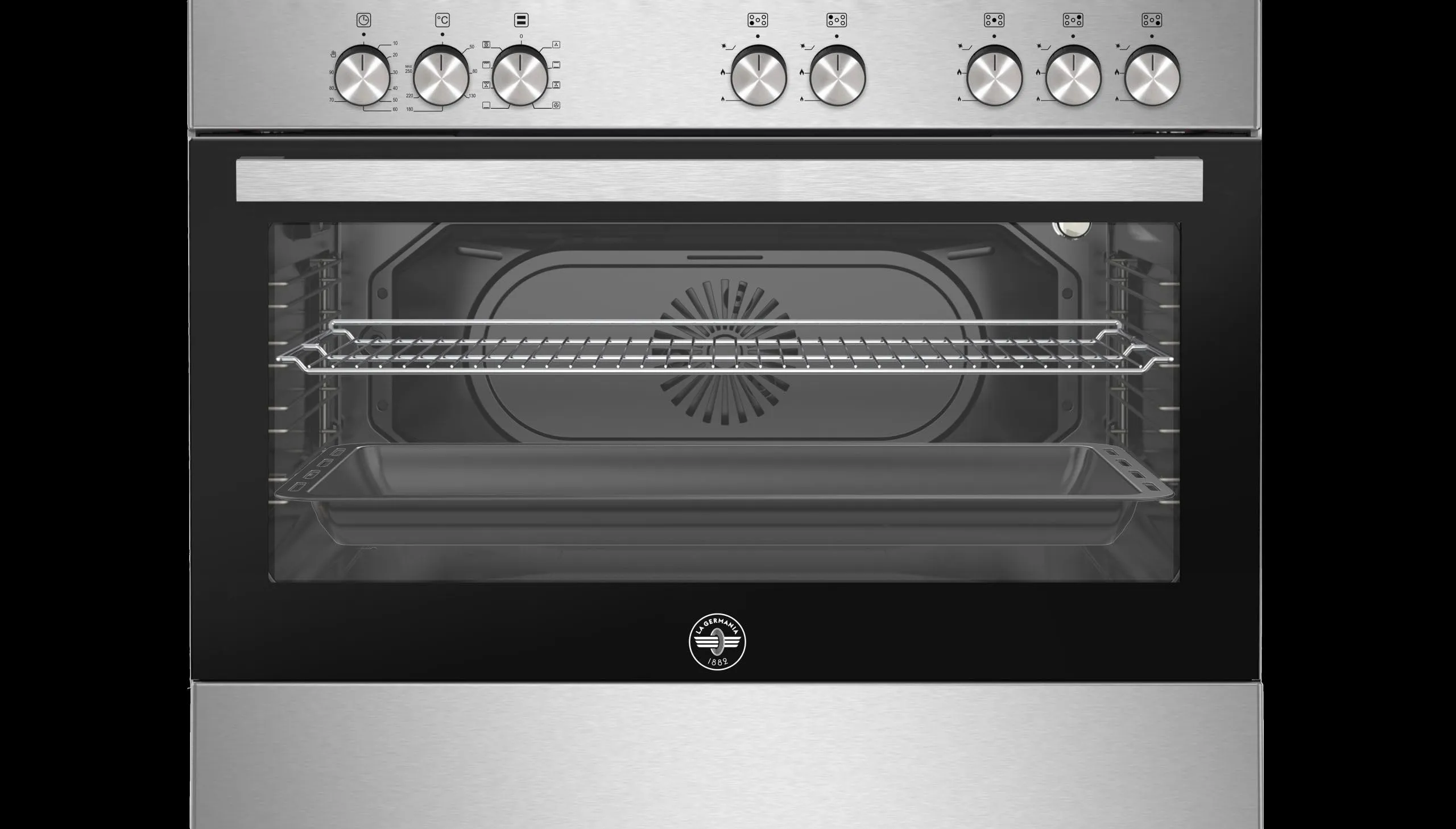 Bertazzoni La Germania Americana SE965EX24 cucina Elettrico Gas Acciaio inox - immagine 3