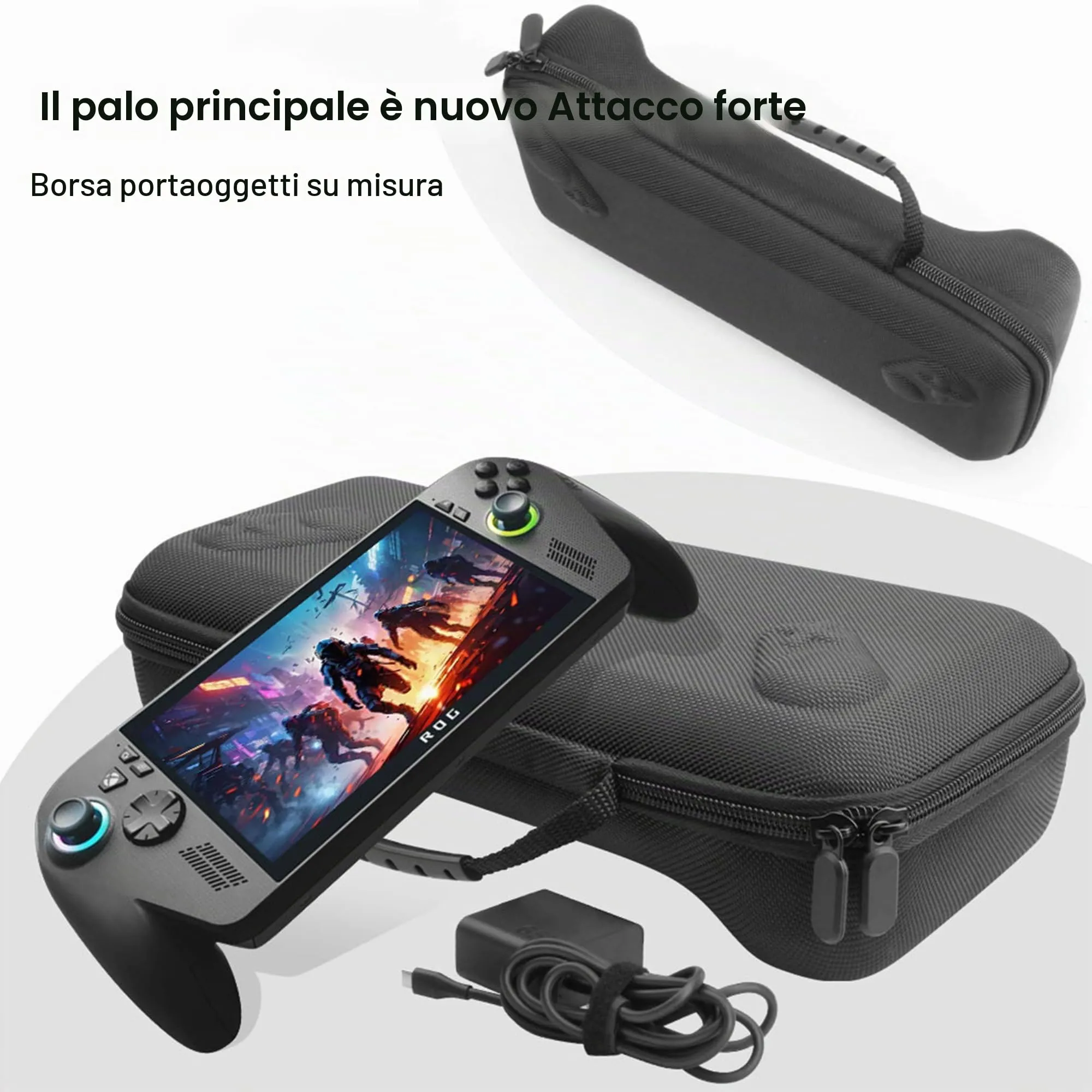 Lemxiee Custodia rigida per Rog Xbox Ally X & Rog Xbox Ally Cover Accessori + [2 Pezzi] Pellicola Vetro Temperato Protettiva Case - immagine 6