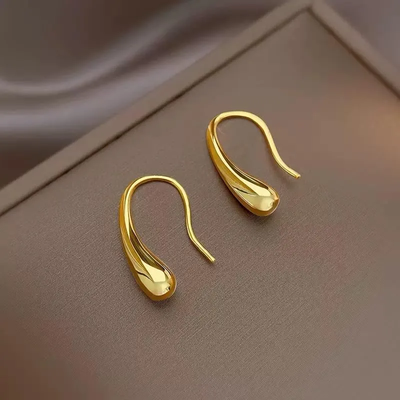 ALMLWIAJ Set di gioielli in oro 4 pezzi per donna, elegante collana a goccia bracciale anello e orecchini per ragazze, set di gioielli Eternal Droplet per tua moglie, fidanzata compleanno anniversario - immagine 6