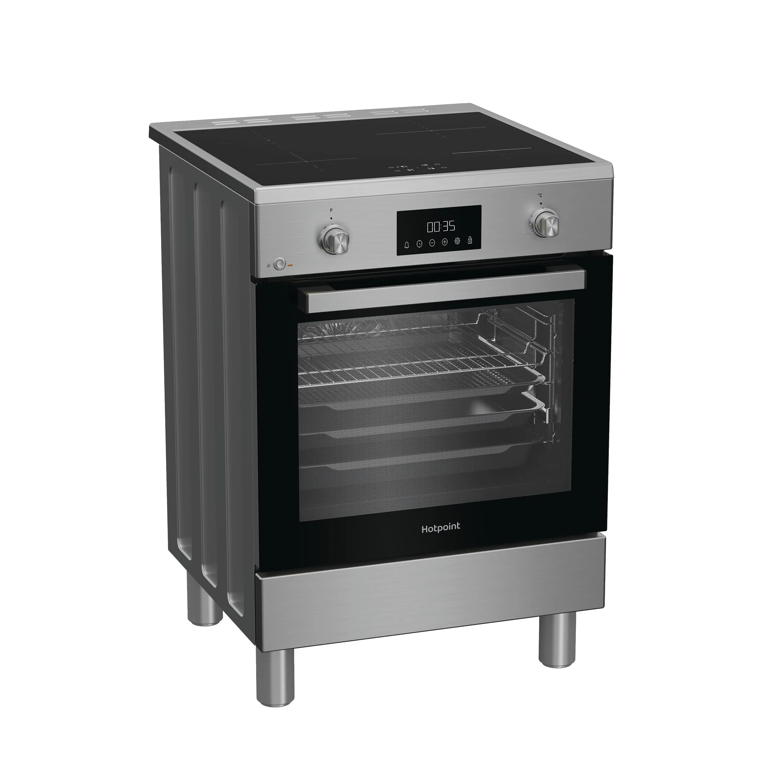 Hotpoint Ariston H6I8LMSAX – Cucina a libera installazione 60x60 cm - immagine 3