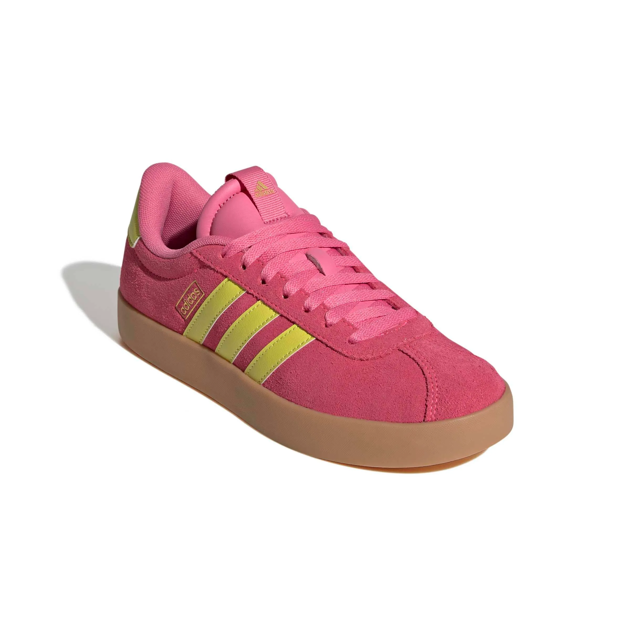 adidas Donna VL Court 3.0 Shoes, Lucid Pink/Pure Lemon/Gold Met., 37 1/3 EU - immagine 4