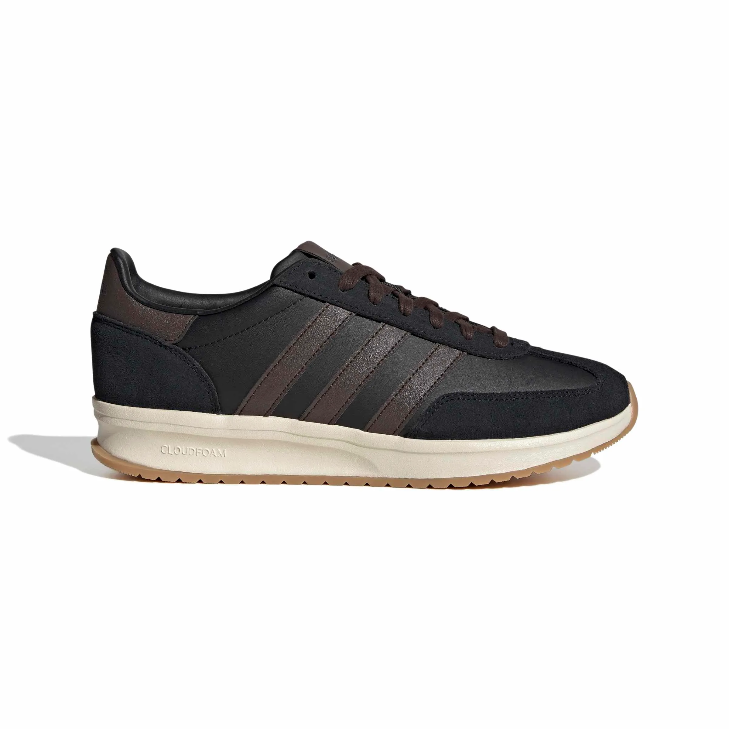 adidas Uomo Run 70S 2.0 Shoes, Core Black/Dark Brown/Wonder White, 42 EU - immagine 2